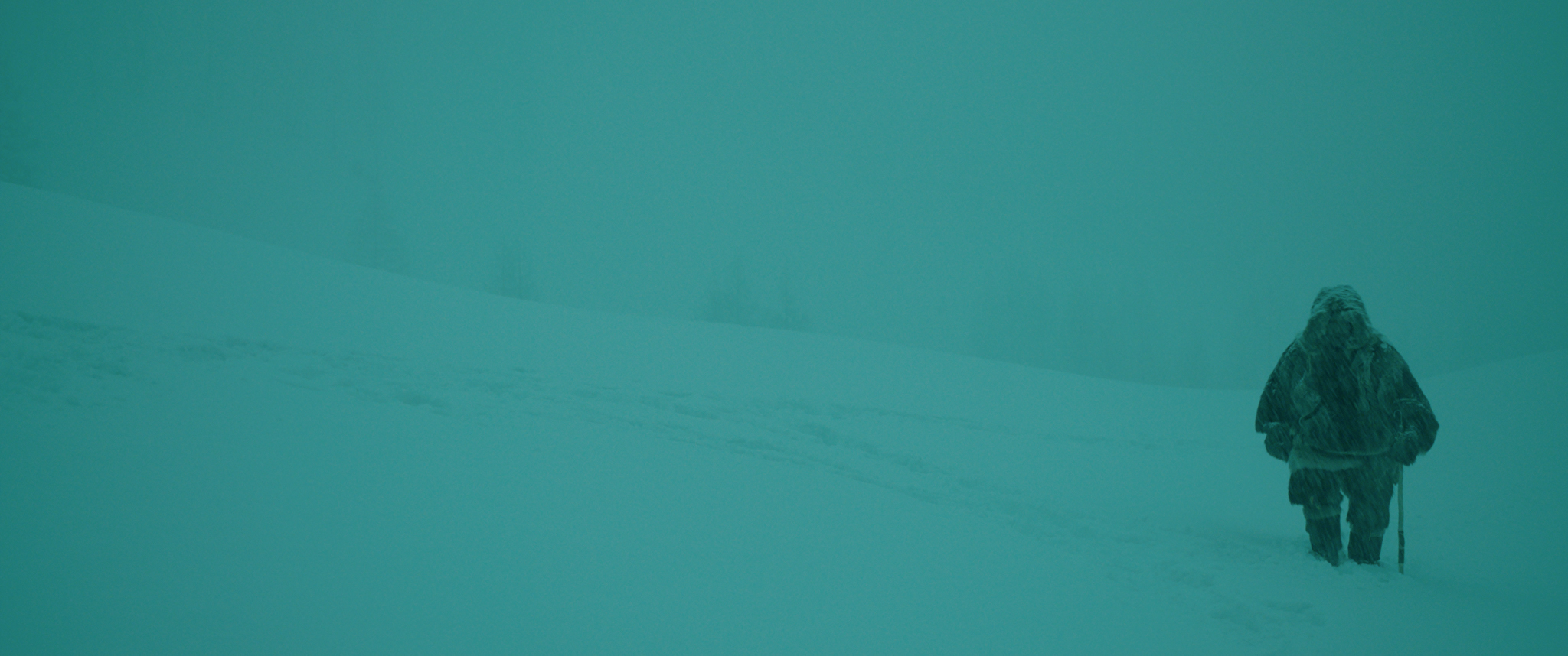 Willem Dafoe wanders the tundra in "Siberia."