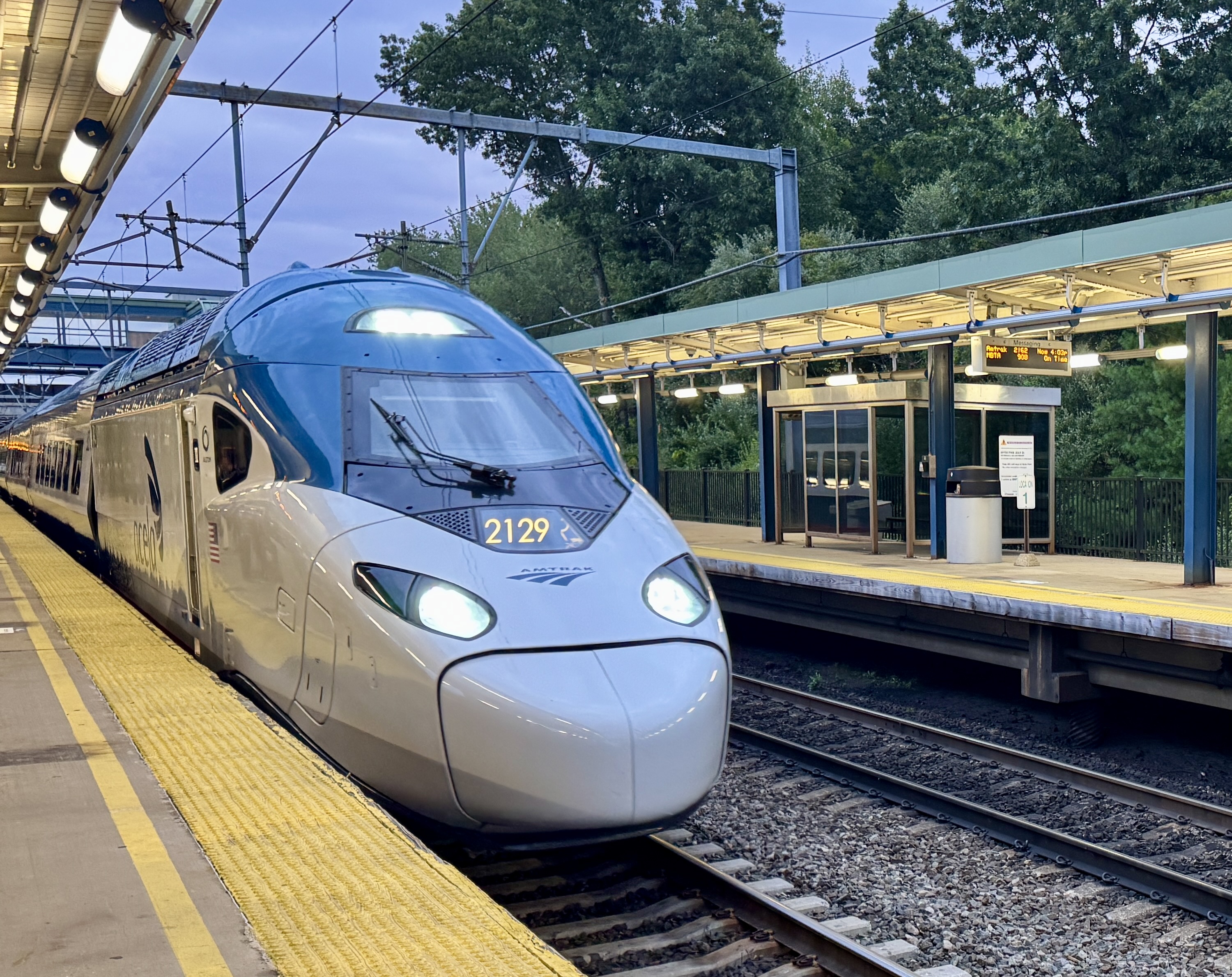 Review Amtrak Acela Express Highspeed Train New Jersey High Speed Rail