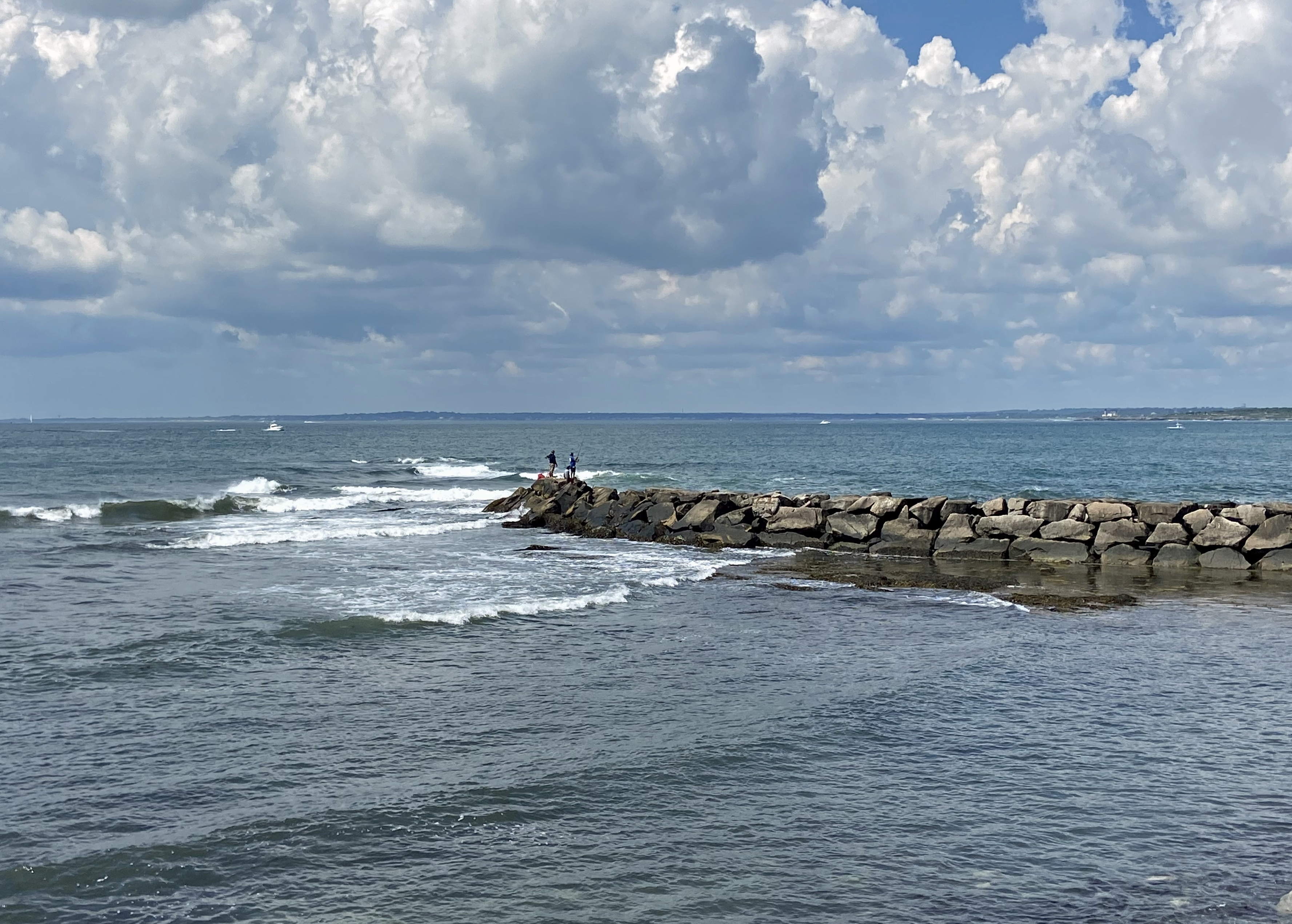 The jetty at Brenton Point.