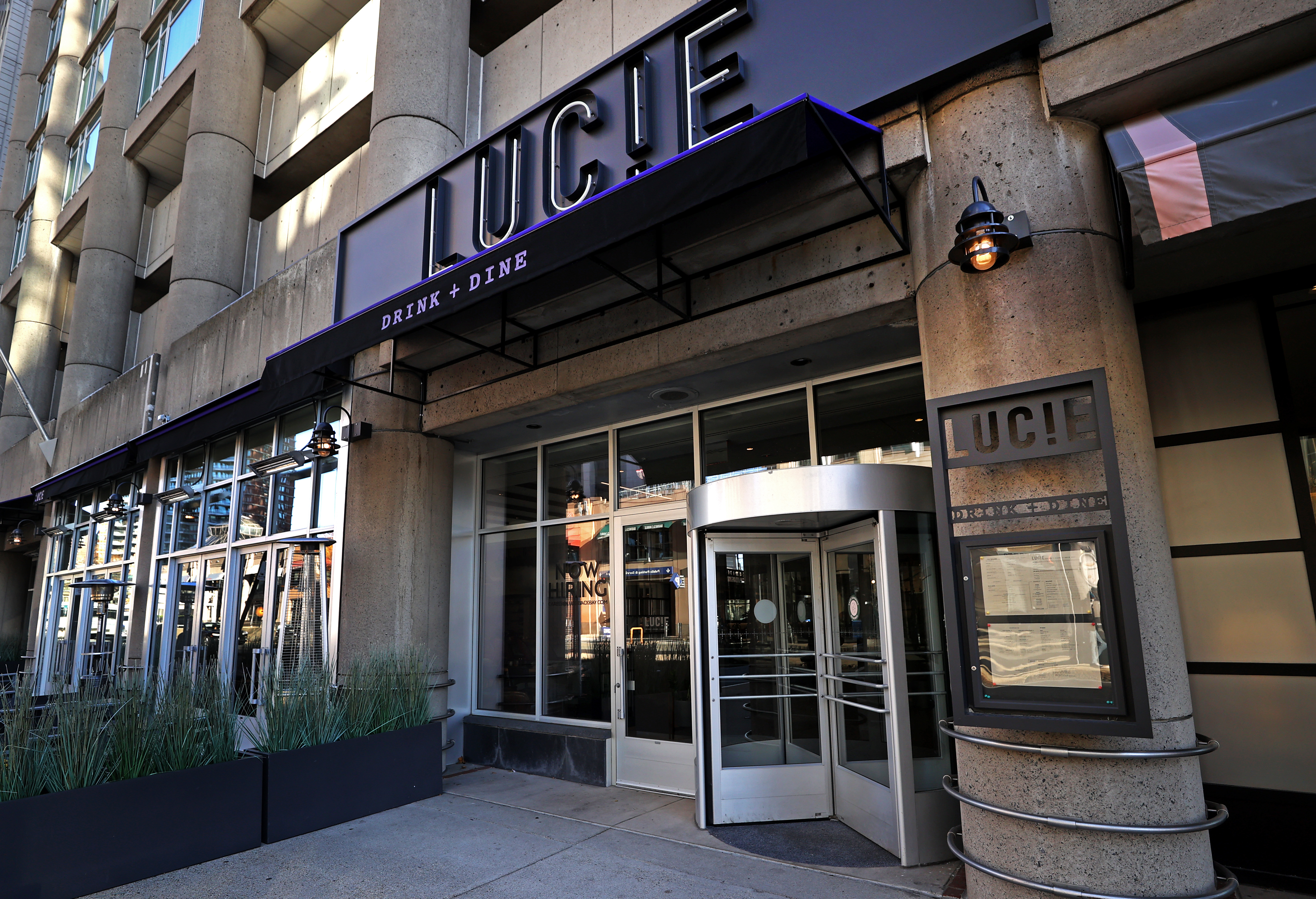 Lucie's restaurant in the newly renovated Colonnade Hotel.