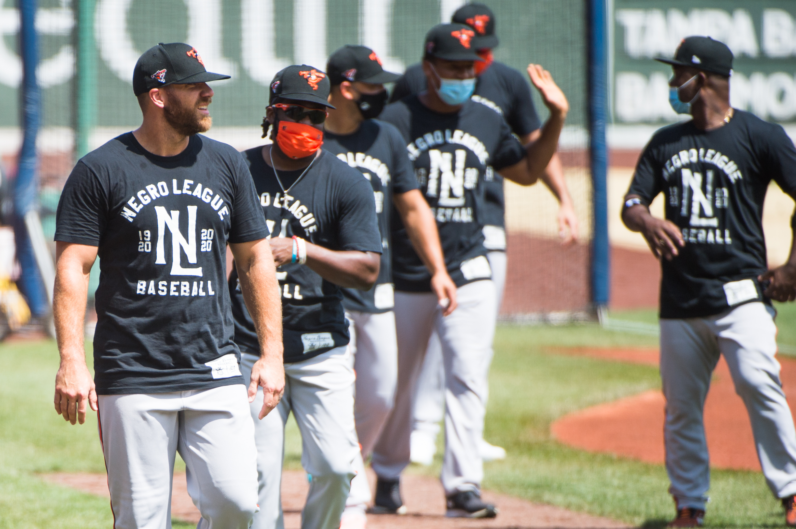 MLB honors Negro Leagues' centennial by outfitting every team with