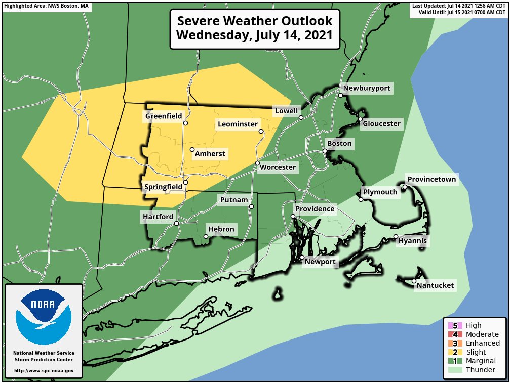 Increasing heat and humidity today will lead to a greater risk for showers and thunderstorms.