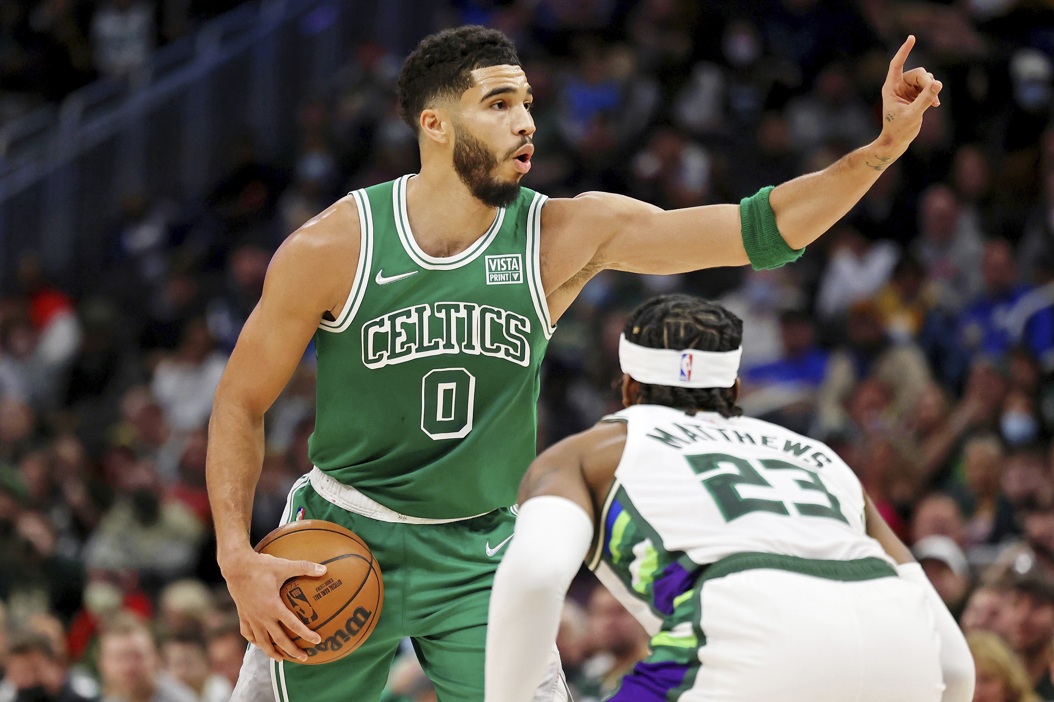 Here's what the Jayson Tatum, the Celtics said about COVID-19 vaccine