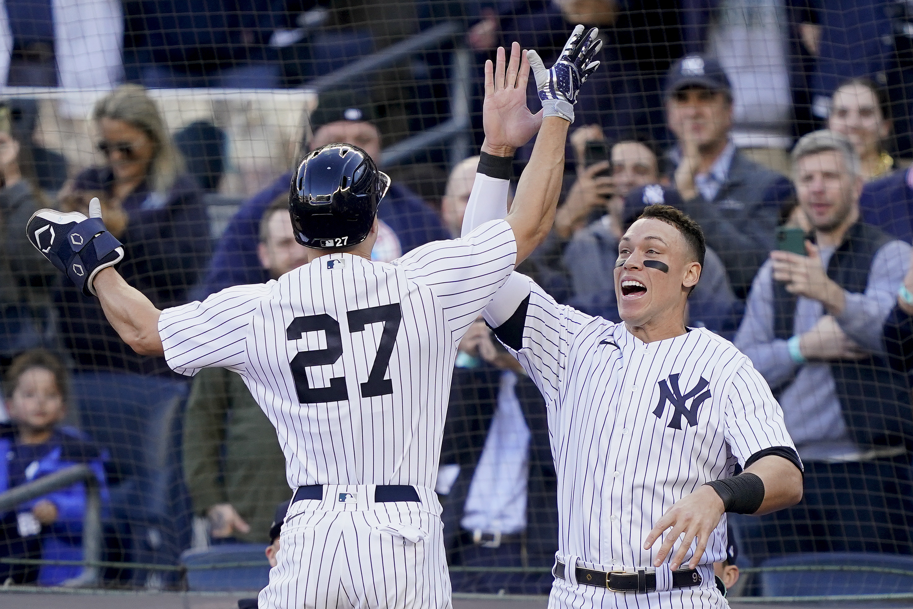 Yankees' Aaron Judge, Giancarlo Stanton getting closer to returns