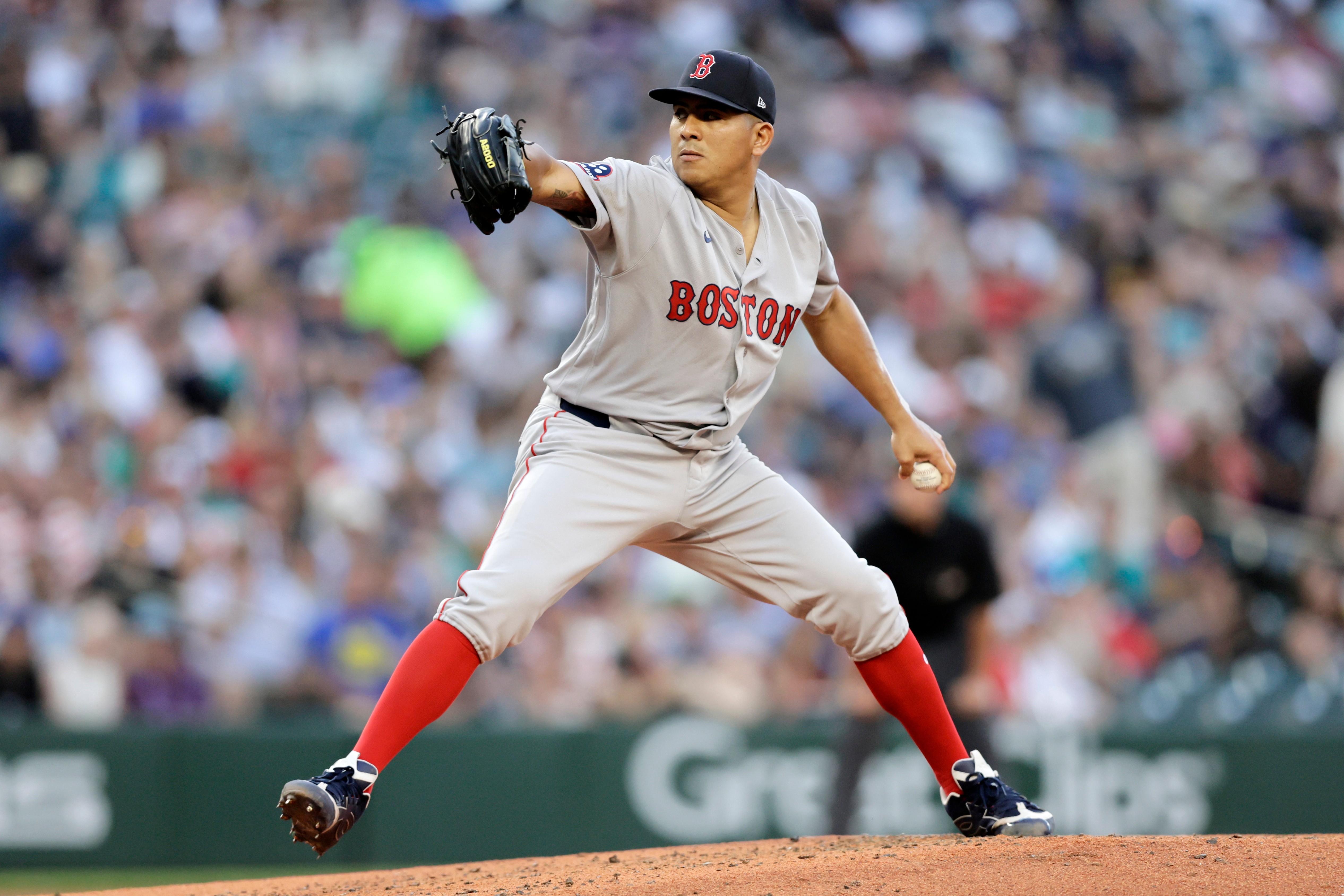 Hiroyuki Fujita handles the blows at Newport Country Club, carries