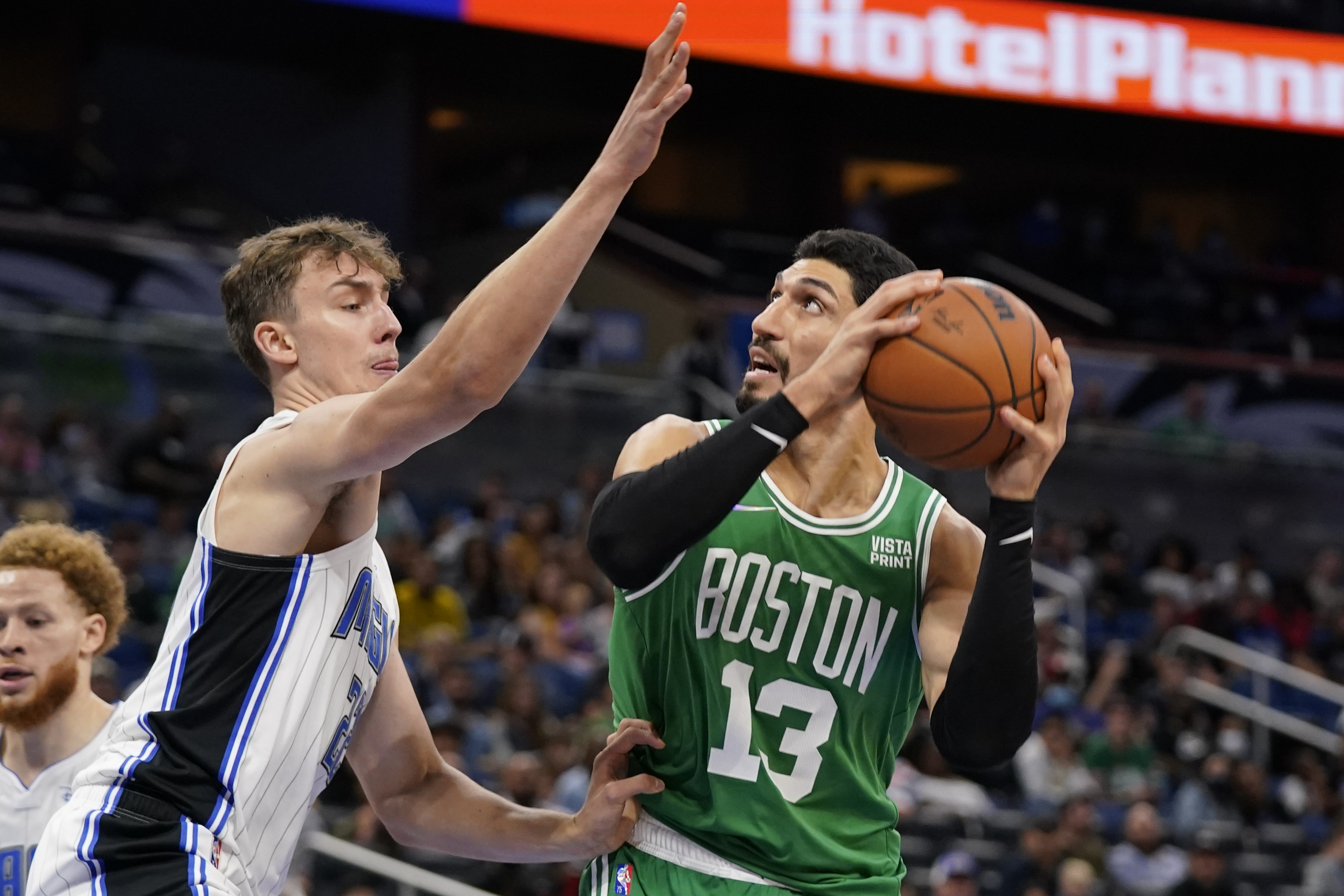 Enes Kanter is currently in his second stint with the Celtics.