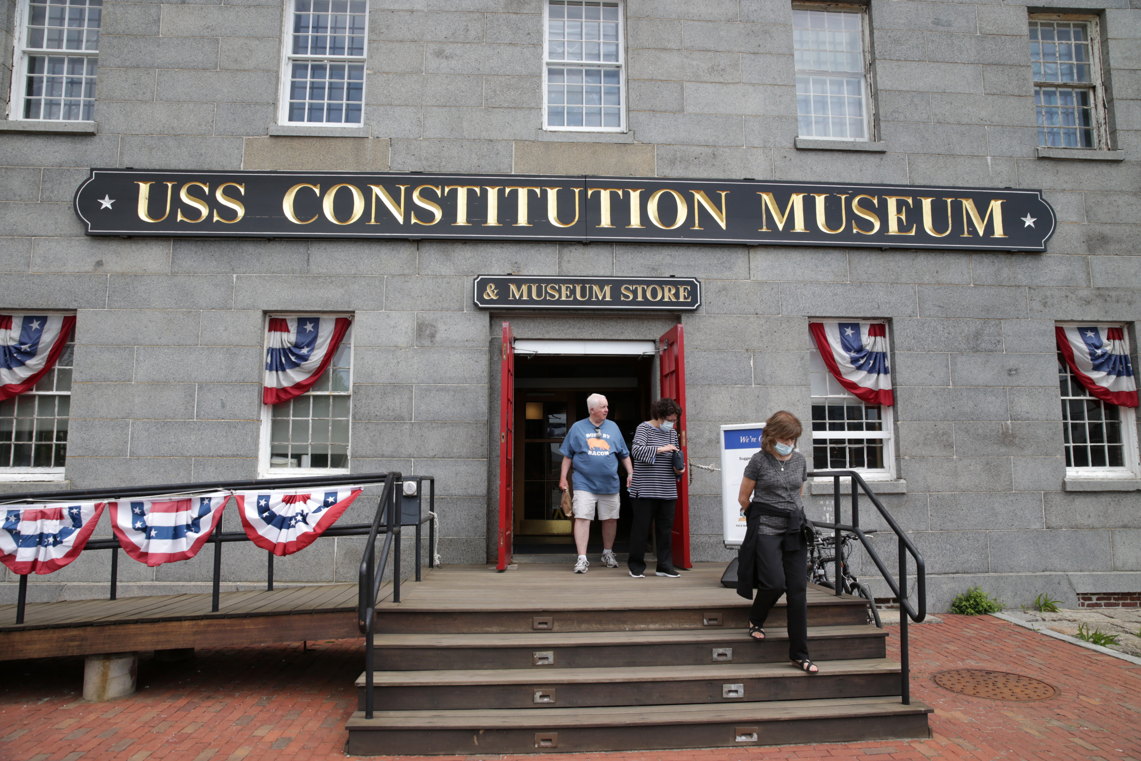 The USS Constitution Museum has reopened to the public.