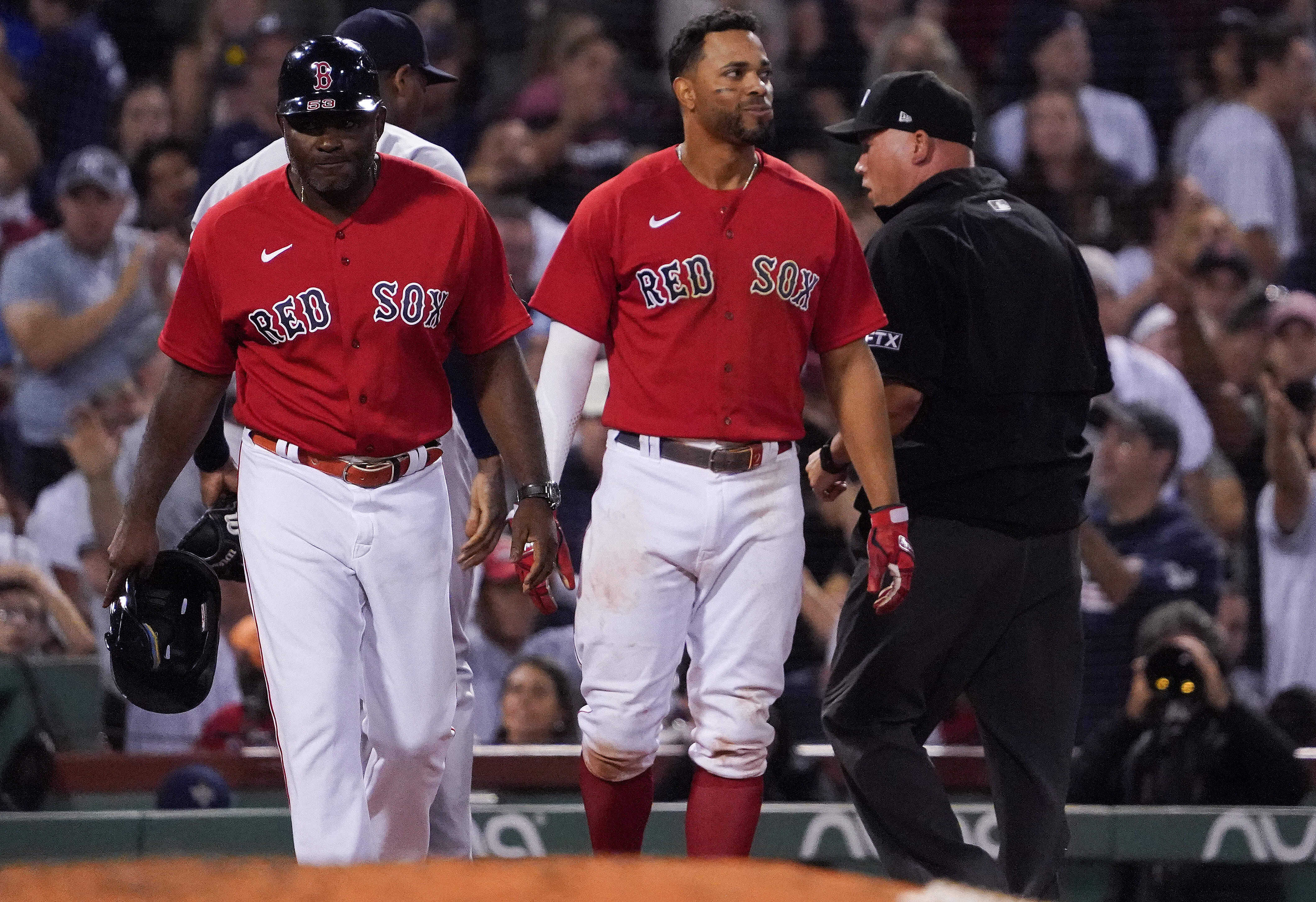 Rafael Devers & Xander Bogaerts Boston Red Sox Homage MLB Jam Tri