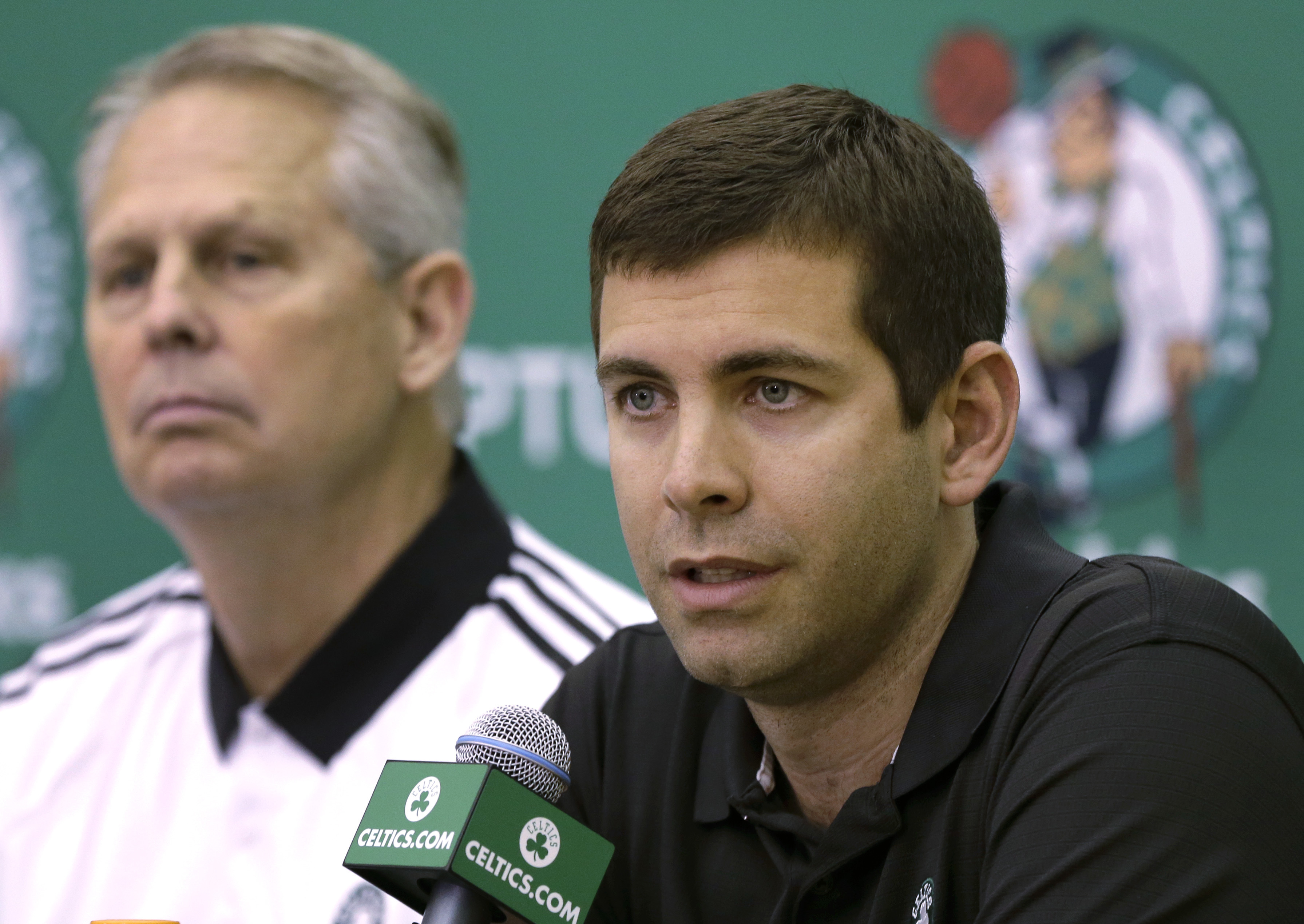 Danny Ainge says Brad Stevens will be a "natural" in his new job.