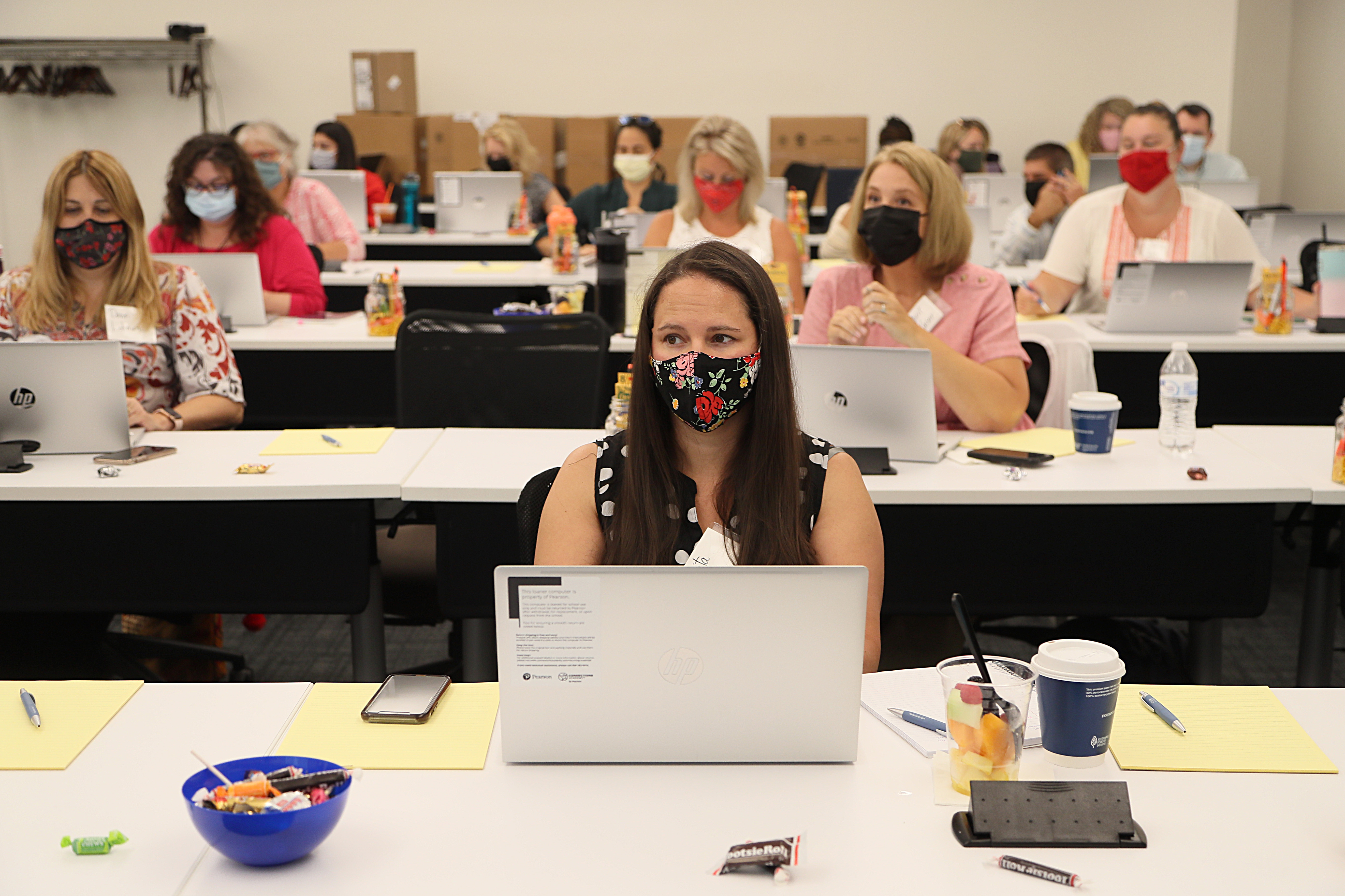 Teachers attended a new teacher training orientation for TEC Connections Academy Commonwealth Virtual School at a local hotel.