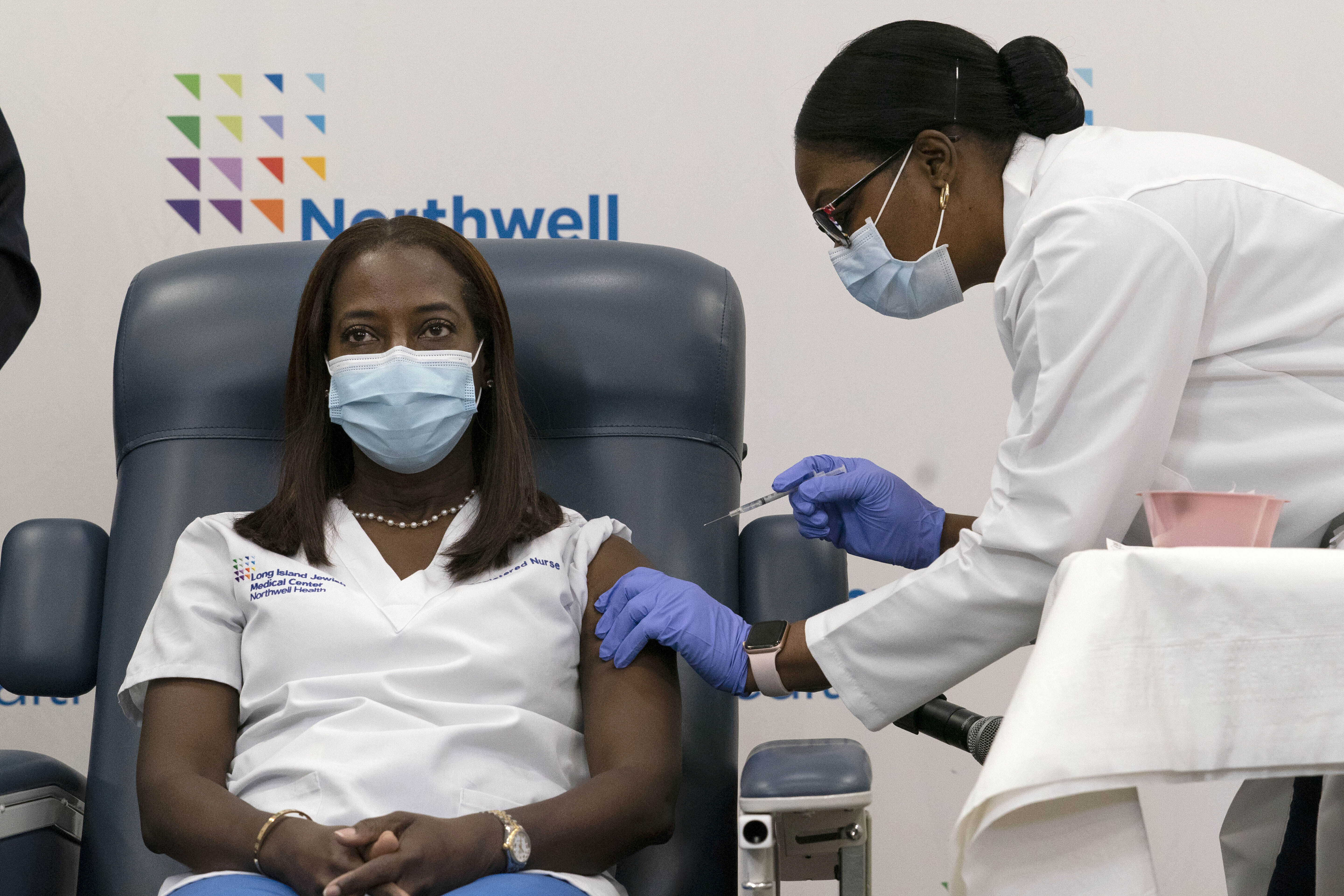 Sandra Lindsay got the first dose of COVID-19 vaccine administered in the US in December.