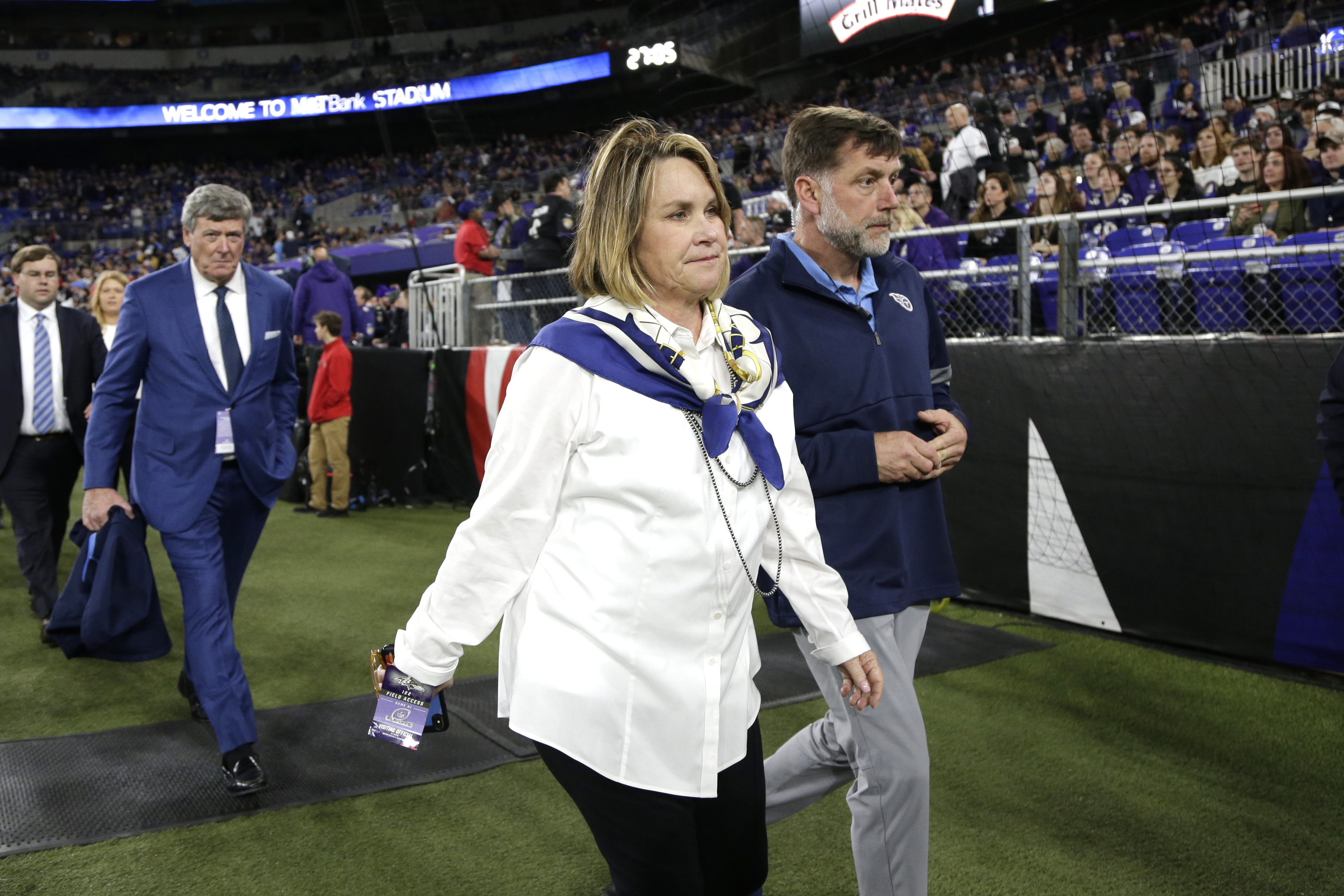 Titans owner Amy Adams Strunk has publicly supported her players protesting racial injustice.