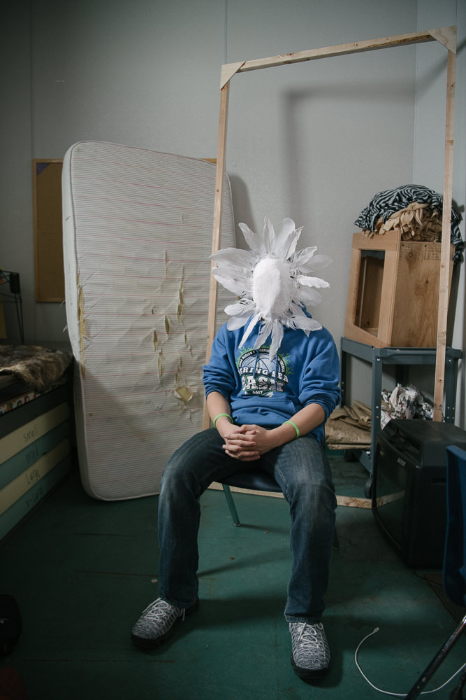 Kiliii Yuyan, "Grief Mask, AB," 2018