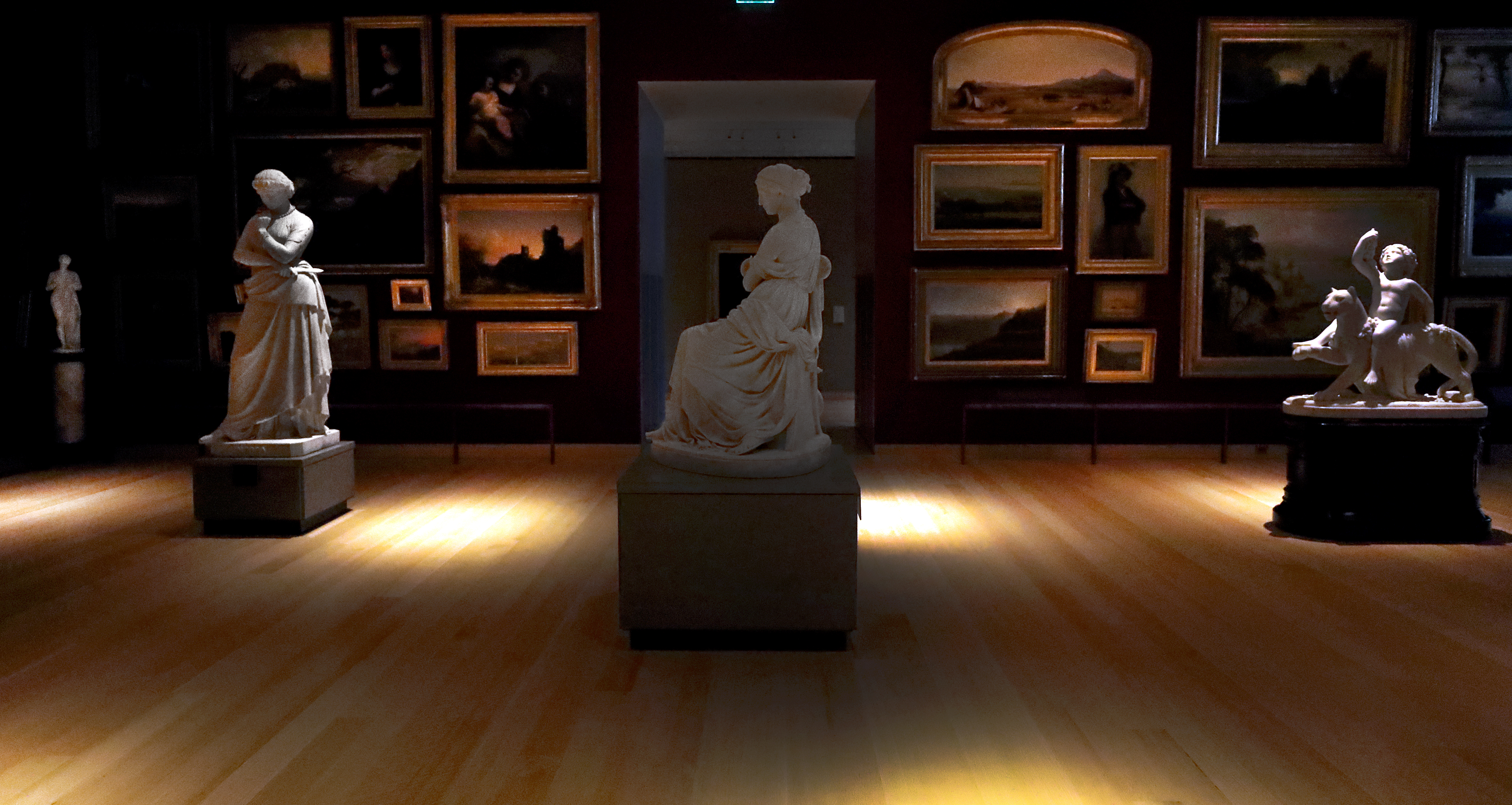 Visitors soon will return to the Salon gallery, part of the Art of the Americas Wing.