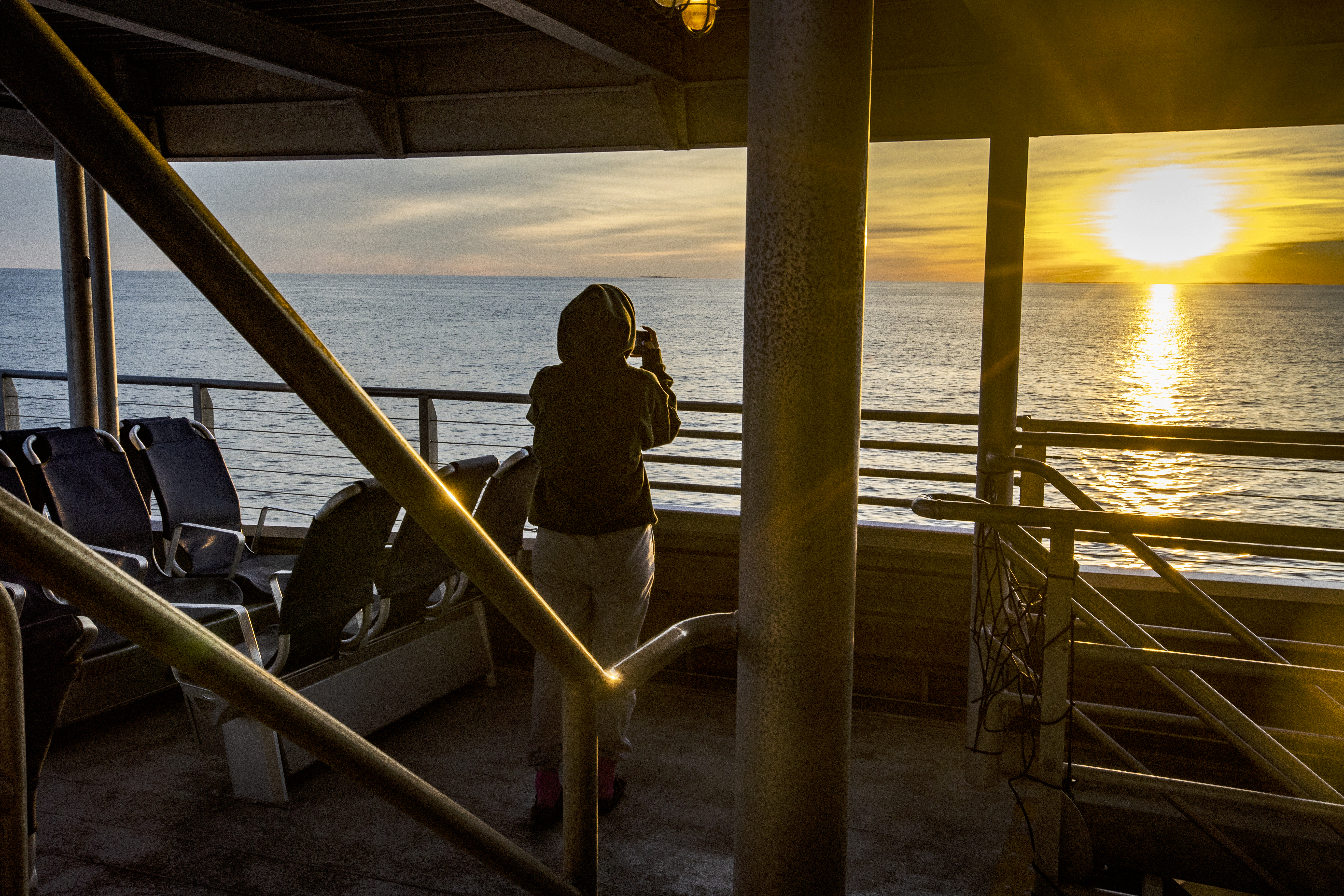 A beautiful sunset over Nantucket Sound.