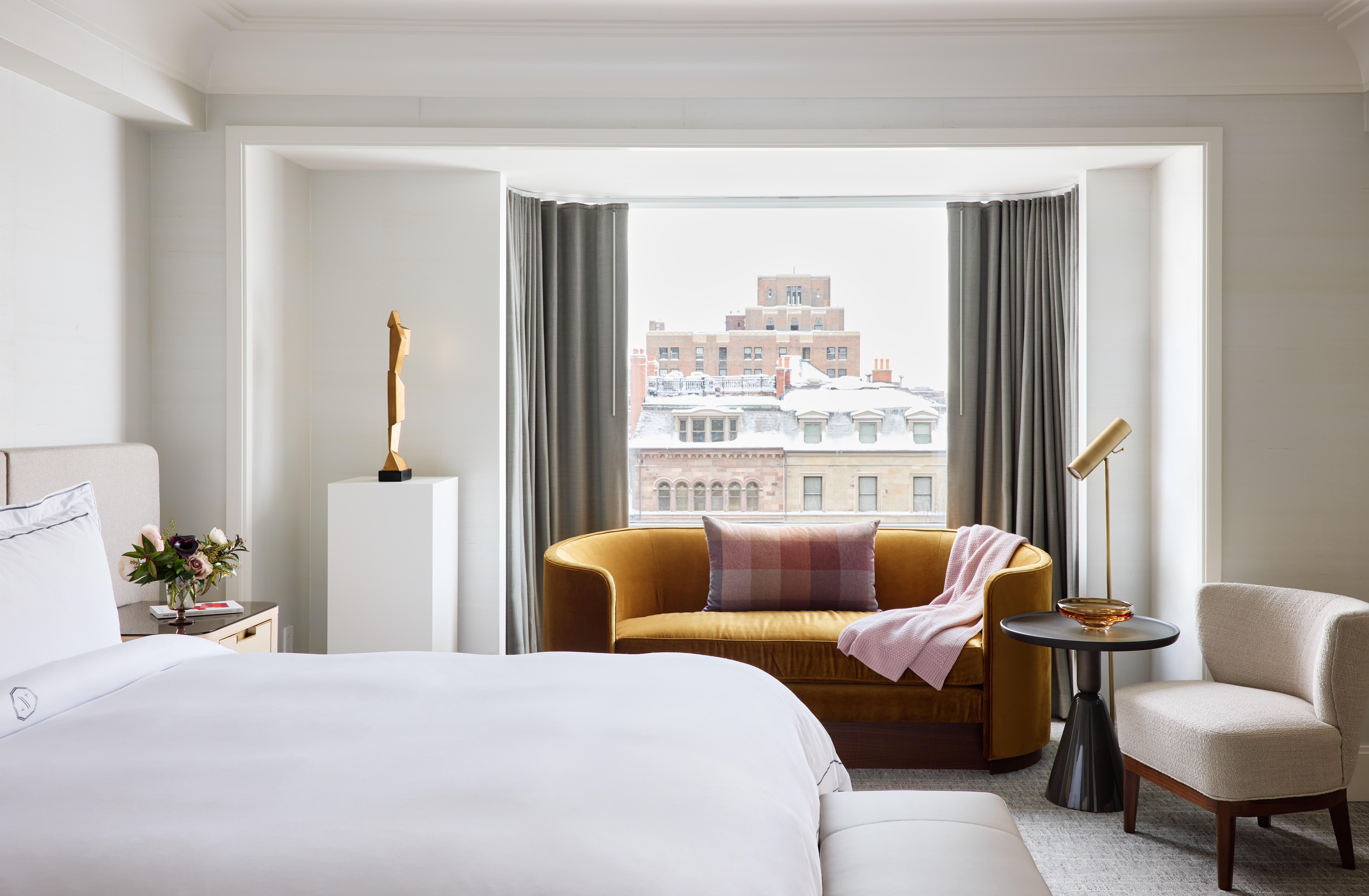 A corner suite.