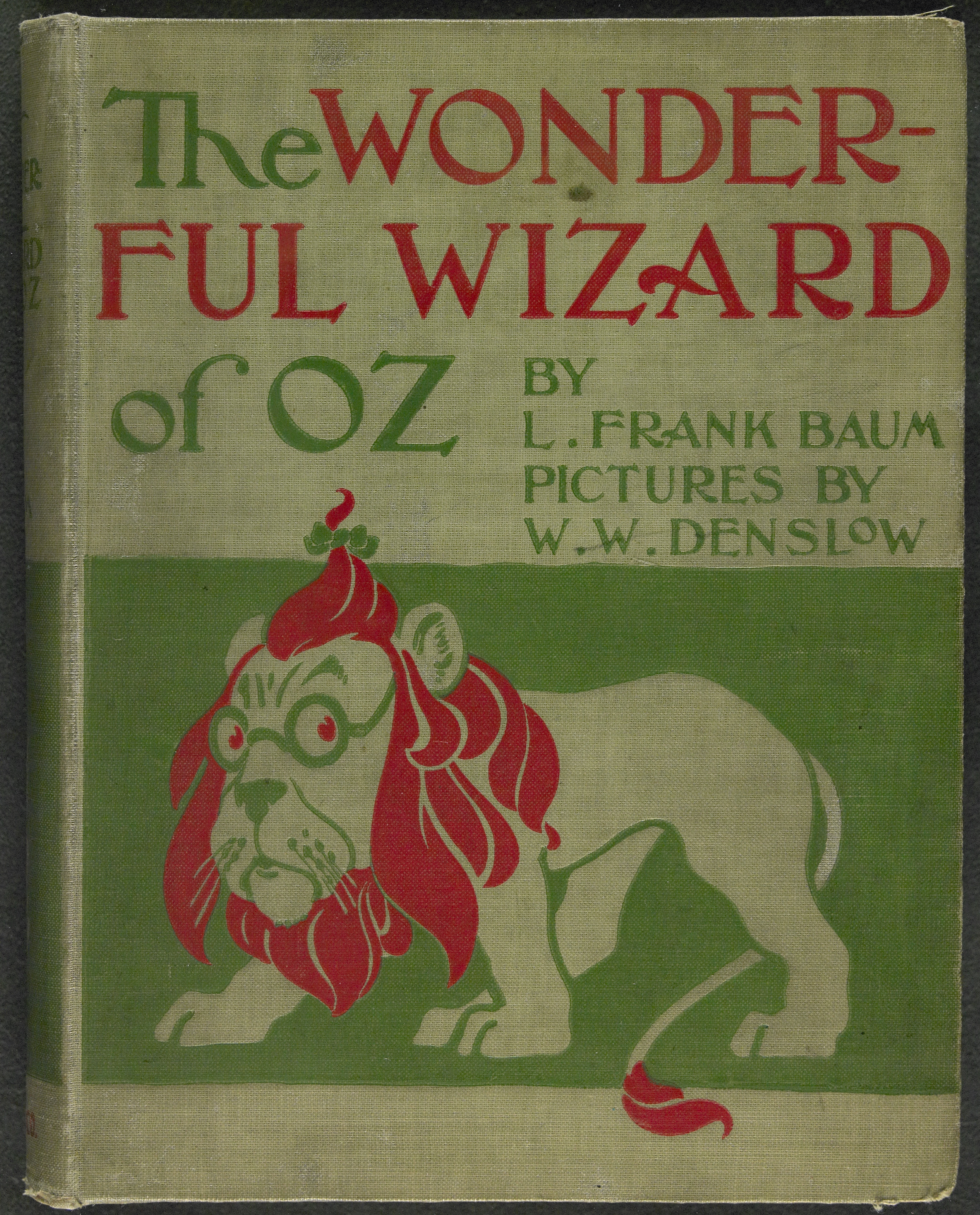 Cover of the first edition of L. Frank Baum's "The Wonderful Wizard of Oz."