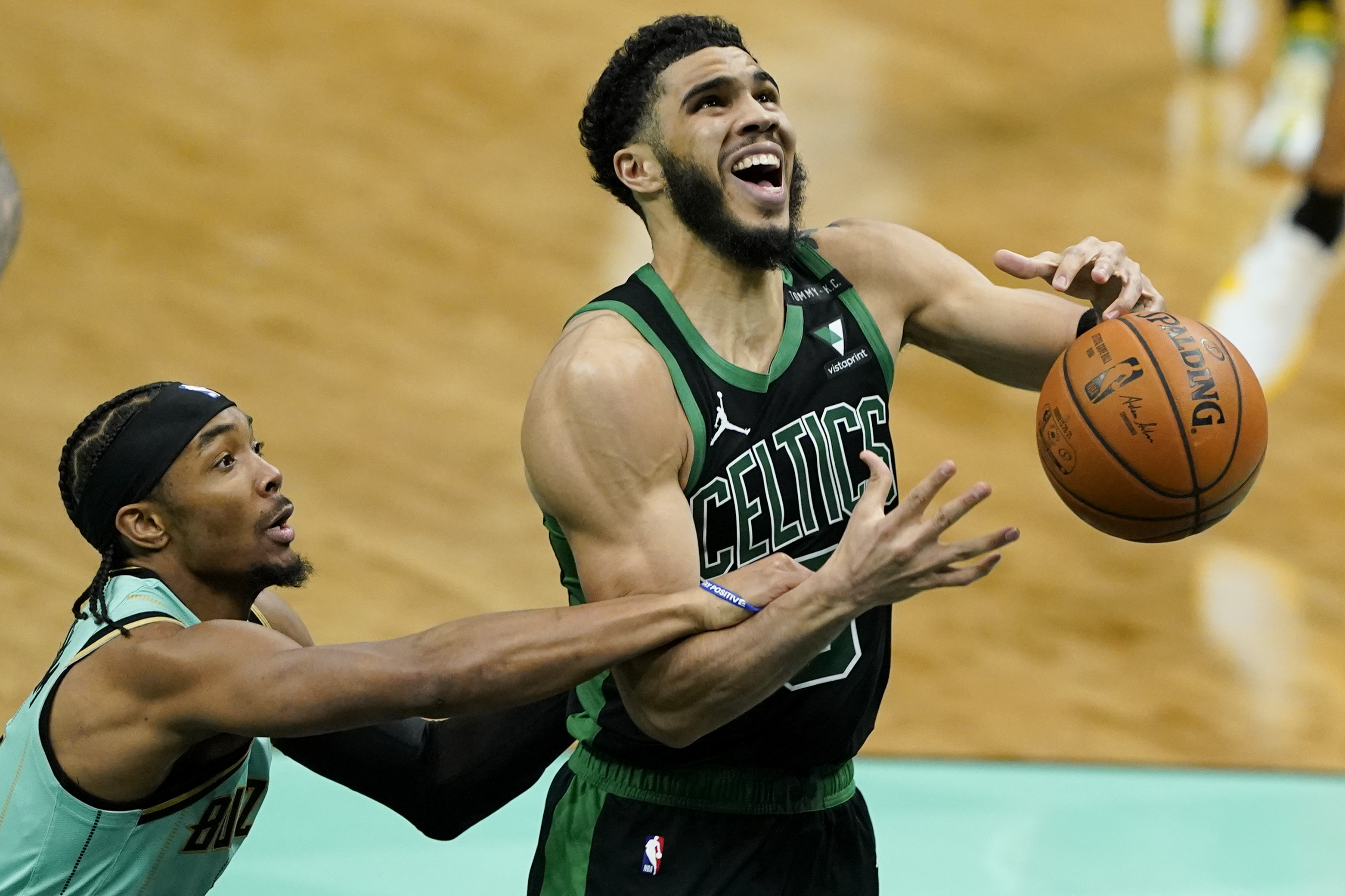 Jayson Tatum had 19 points and 11 rebounds in Sunday's loss.