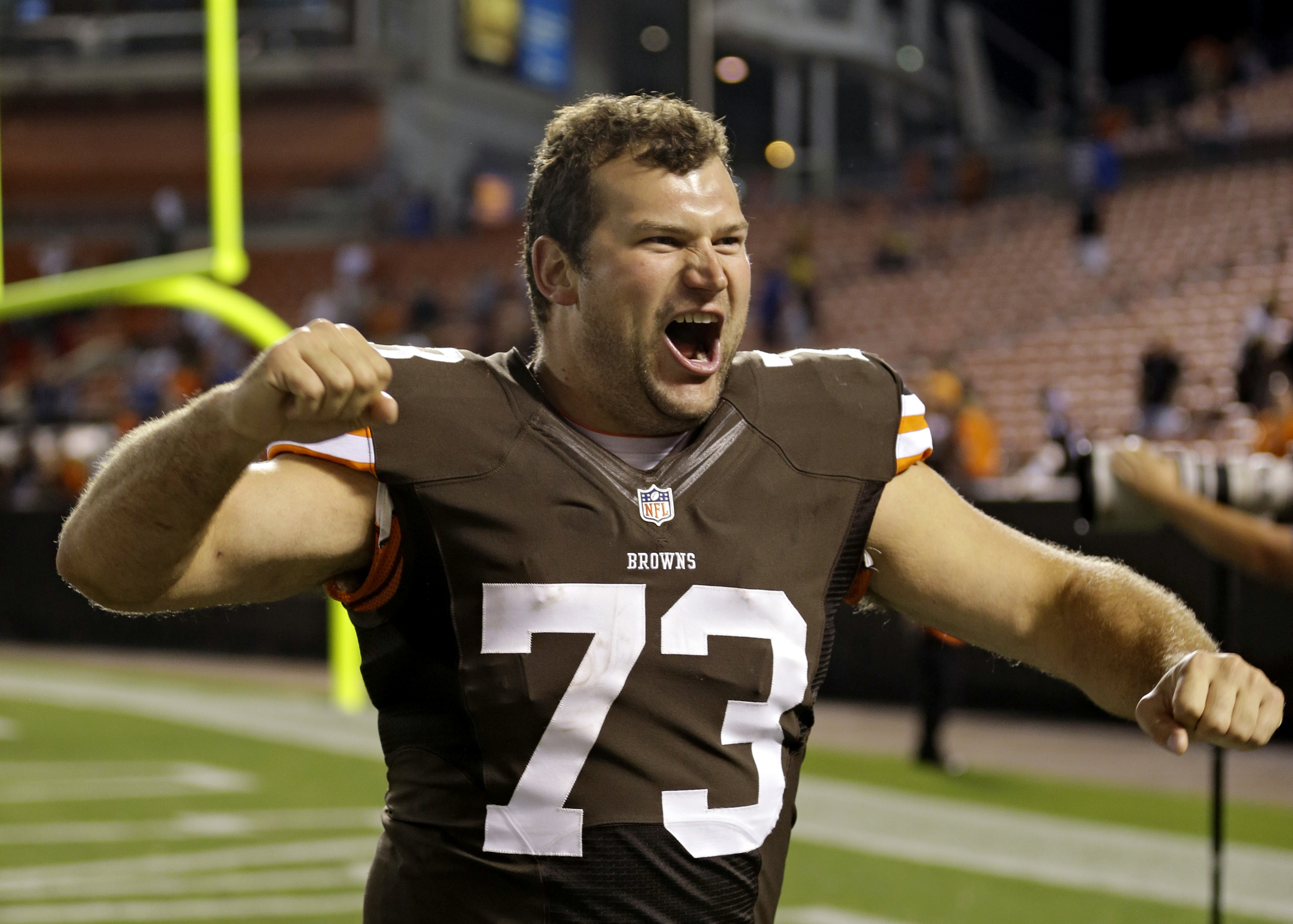 Pro Football Hall of Famer Joe Thomas at Gold Jacket Dinner in Canton