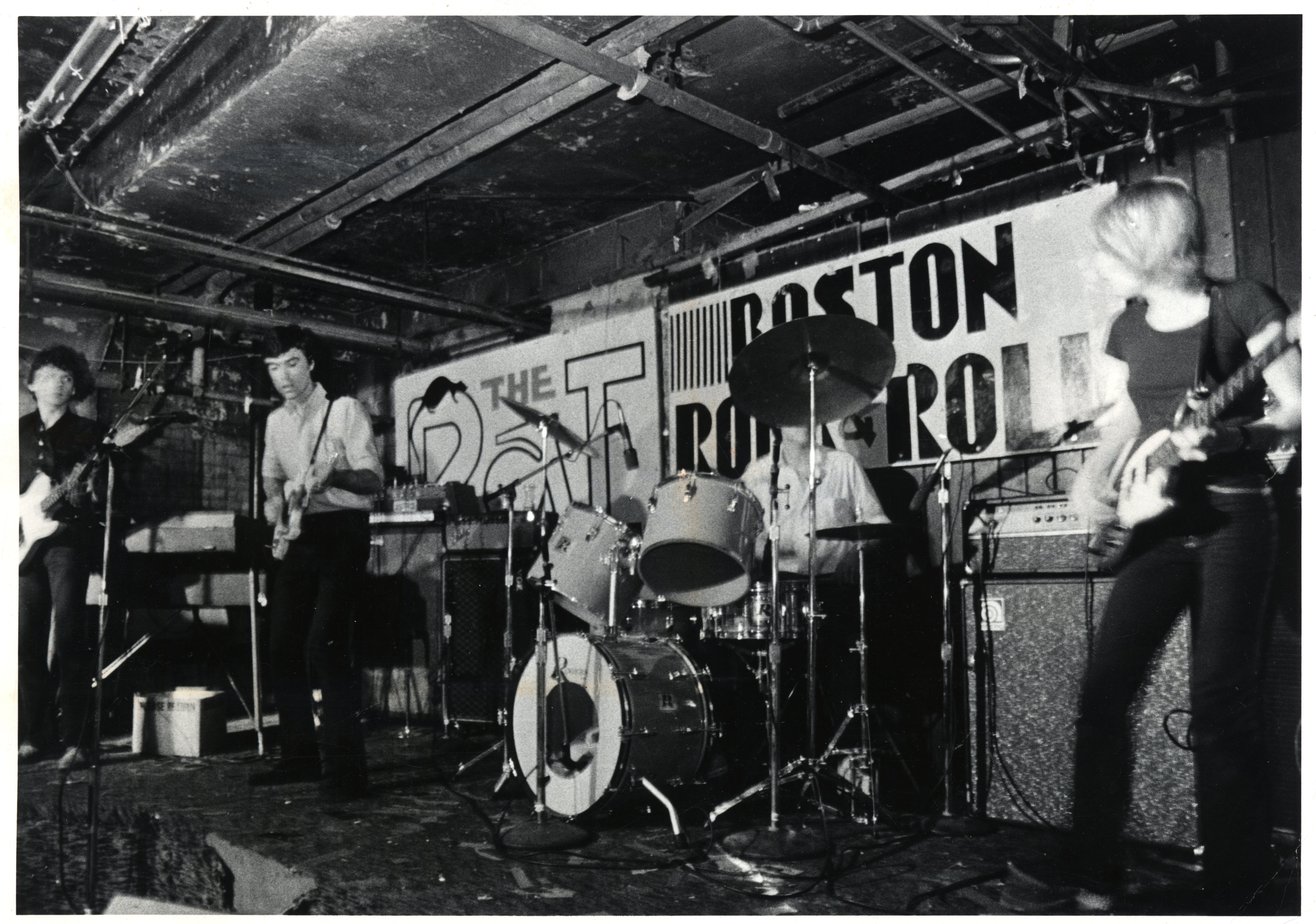 Talking Heads performed at The Rat in Kenmore Square, January 1977.