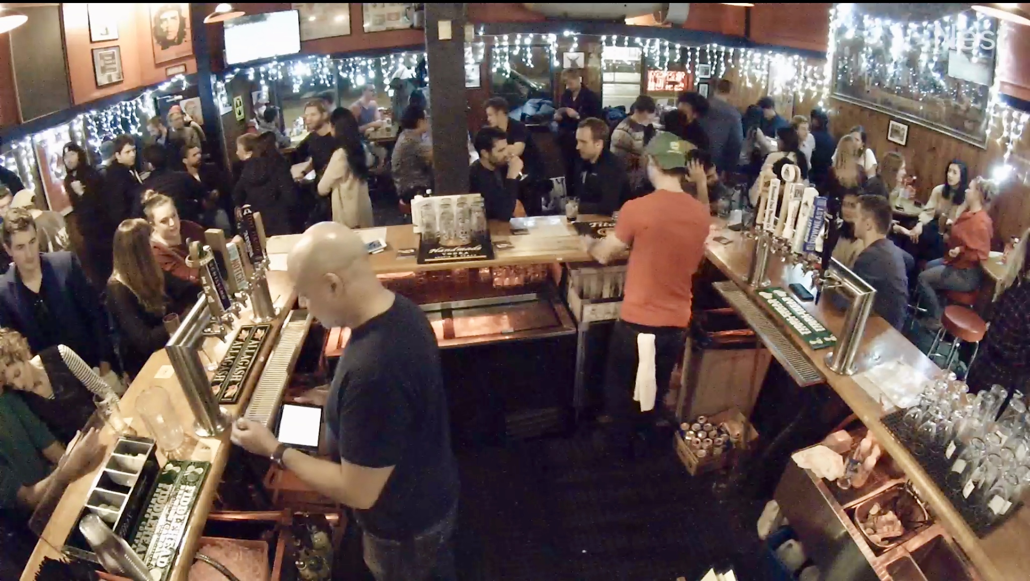 A busy night at The People's Republik.