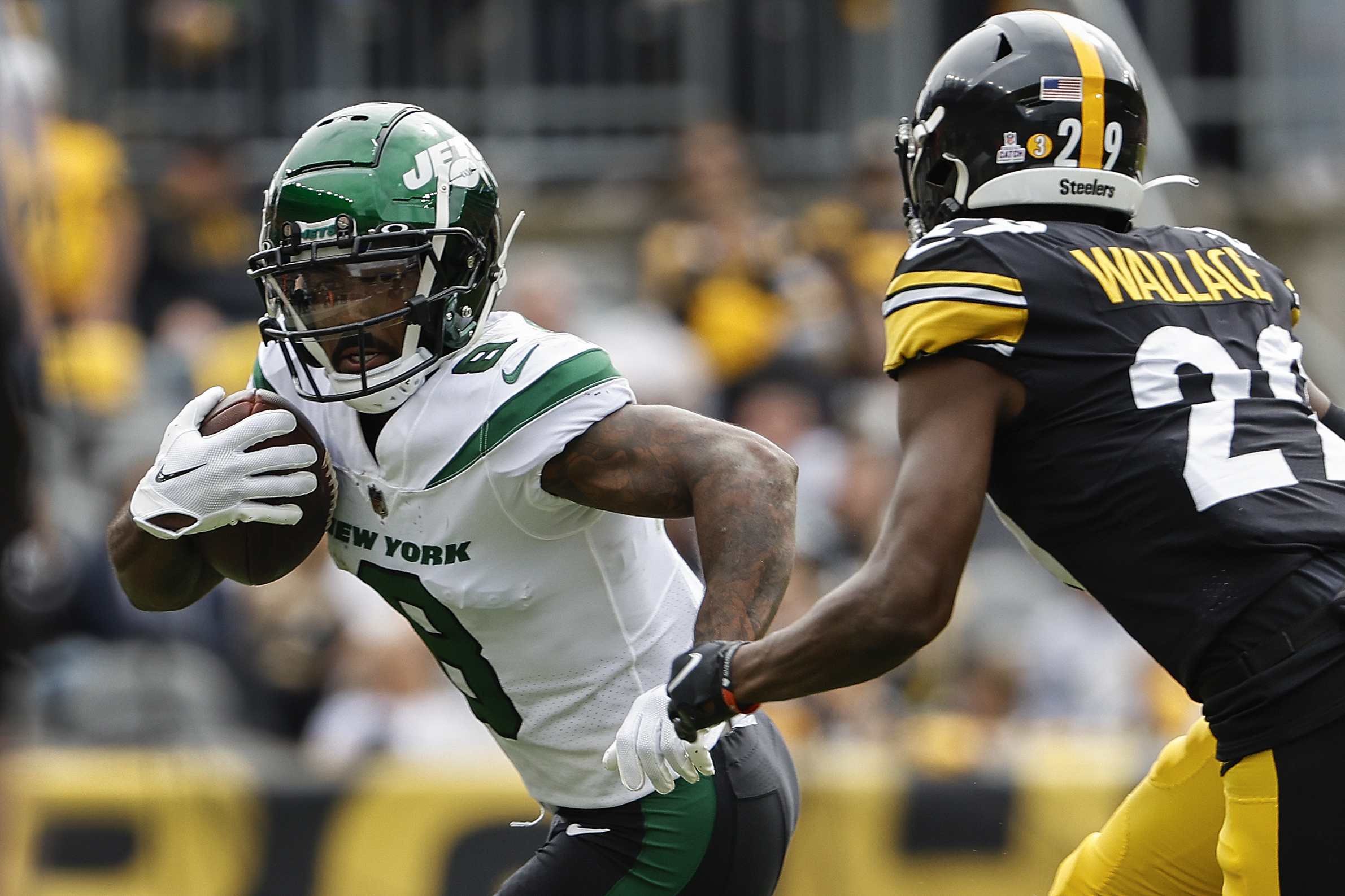 Jets send wide receiver Denzel Mims to the Lions in a trade that includes  2025 draft picks – KGET 17