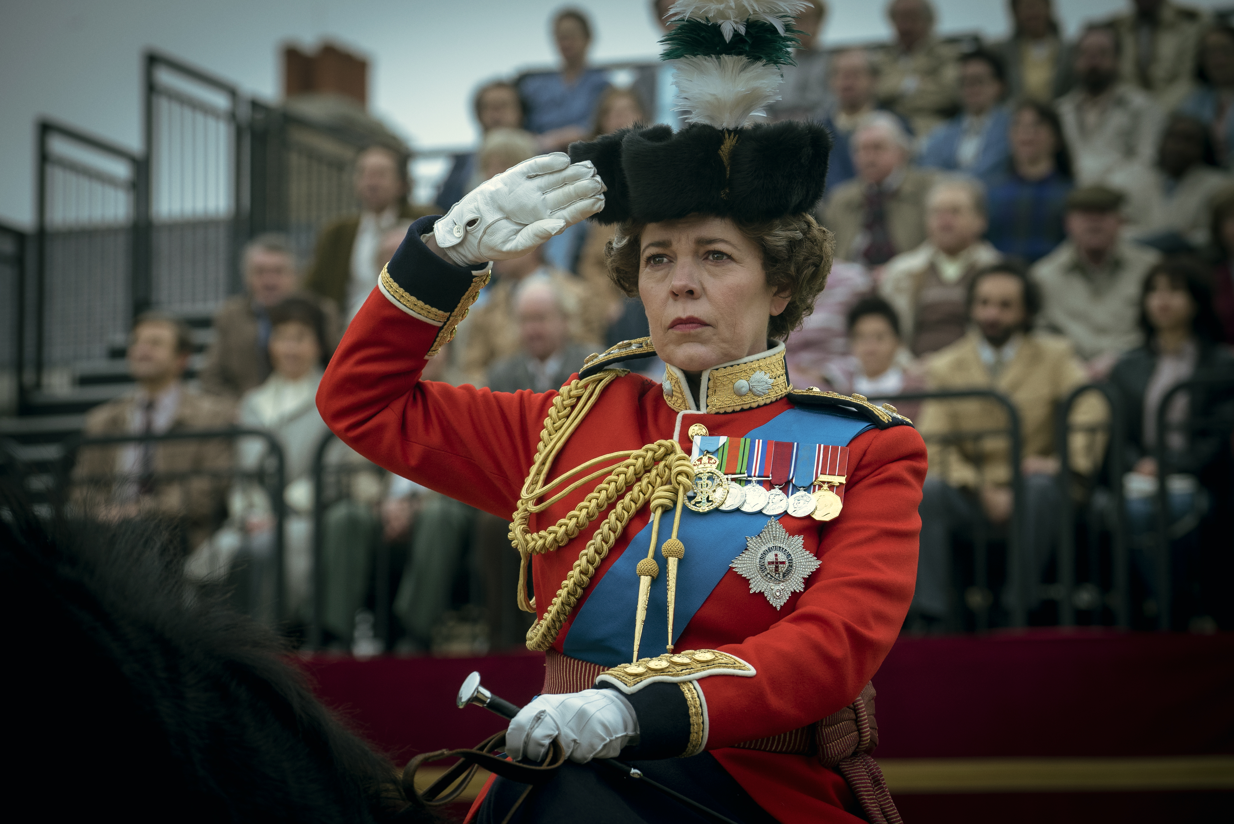 Olivia Colman as Queen Elizabeth II in the Neflix series "The Crown."
