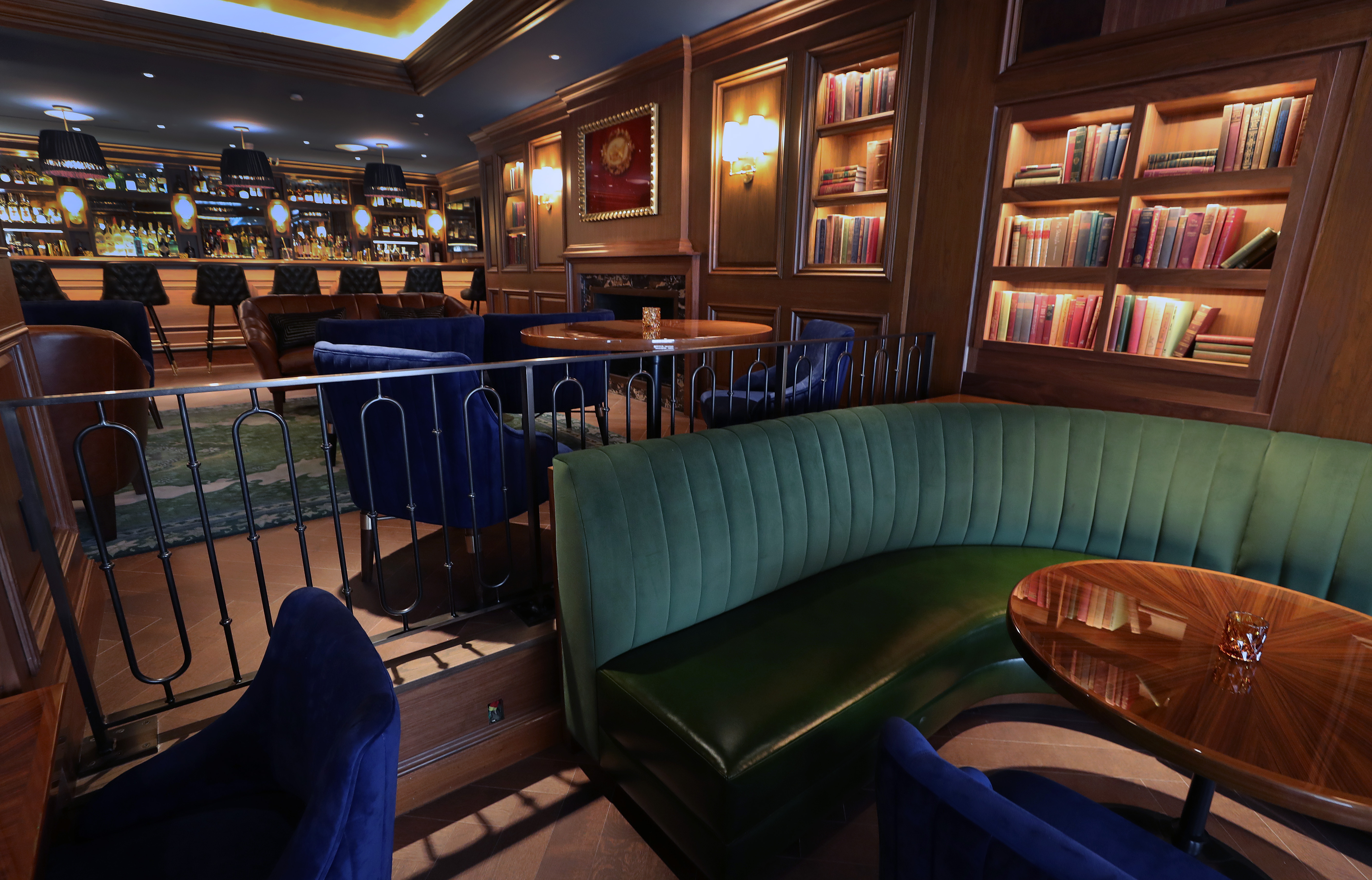The bar at The Newbury Boston.