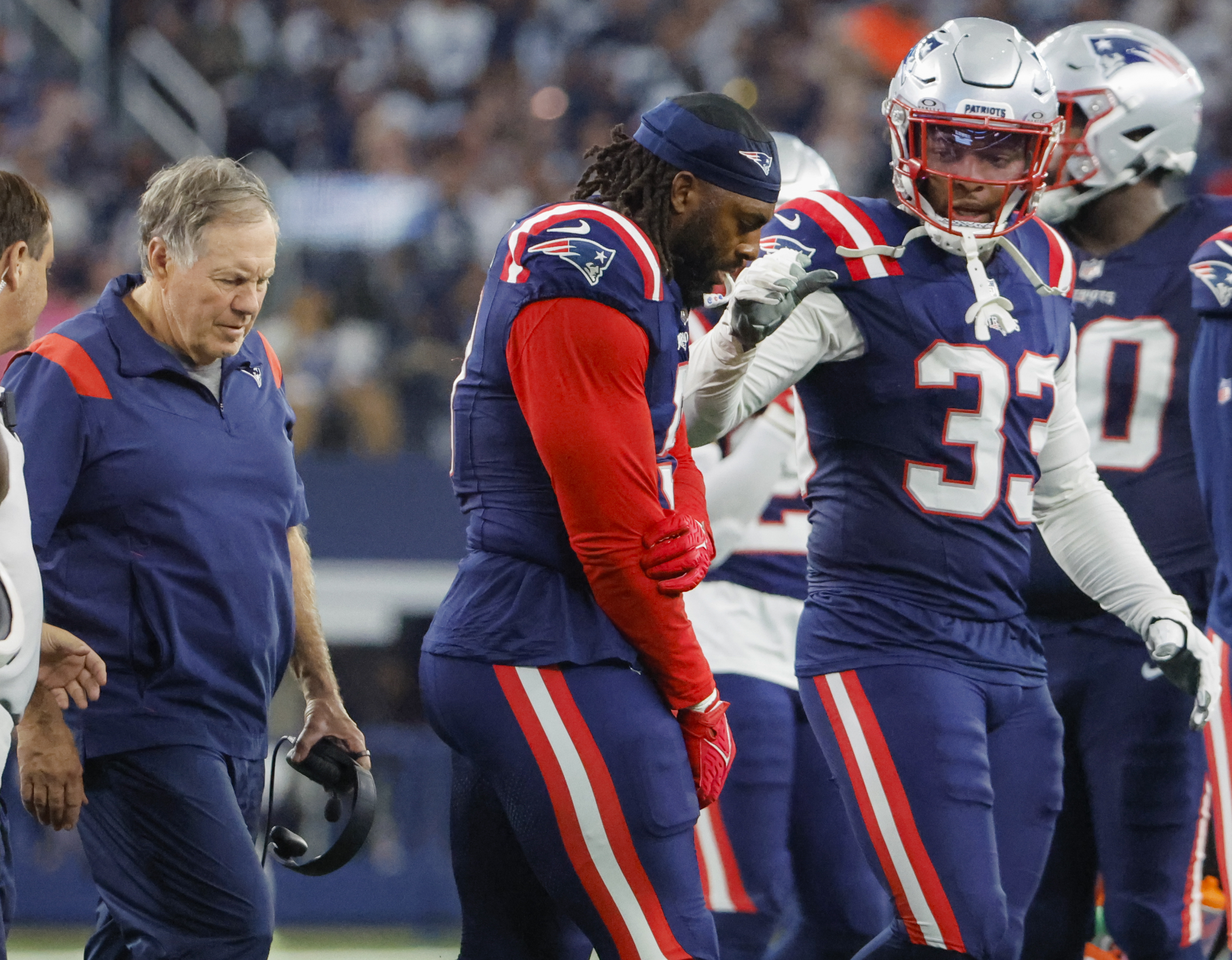 Bills trying to change numbers against Patriots