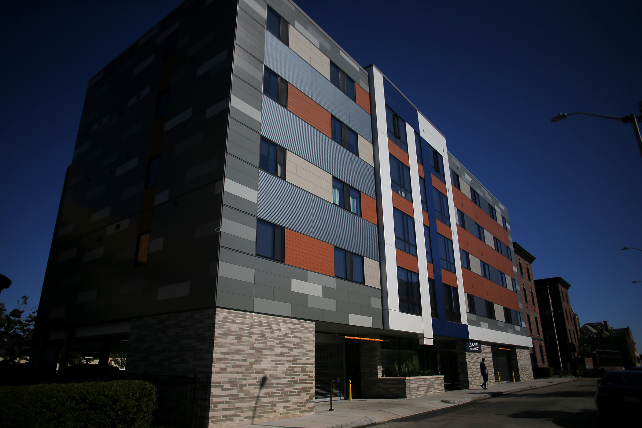A new apartment building on West Elm Street in Brockton.