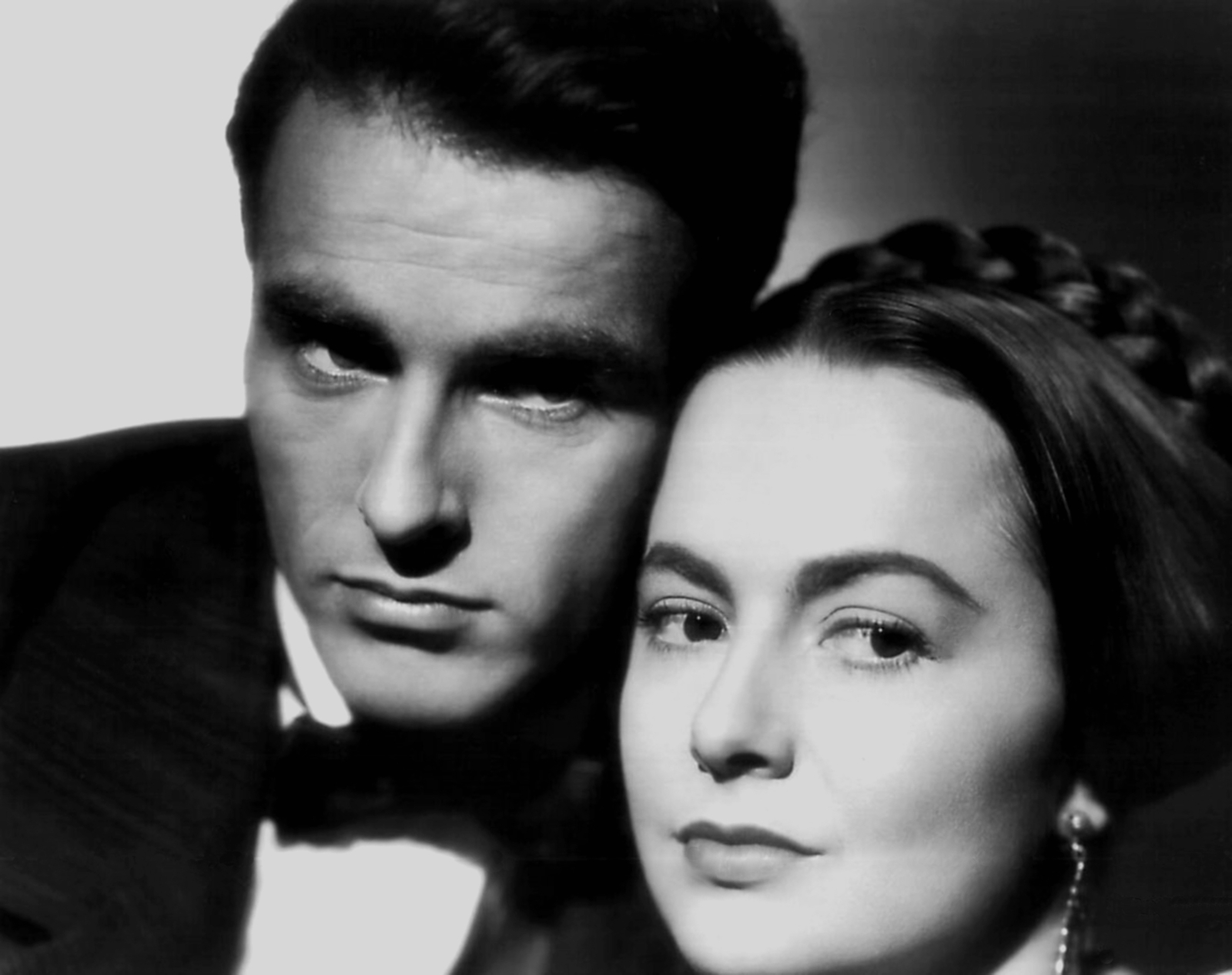 Montgomery Clift and Olivia de Havilland in "The Heiress."