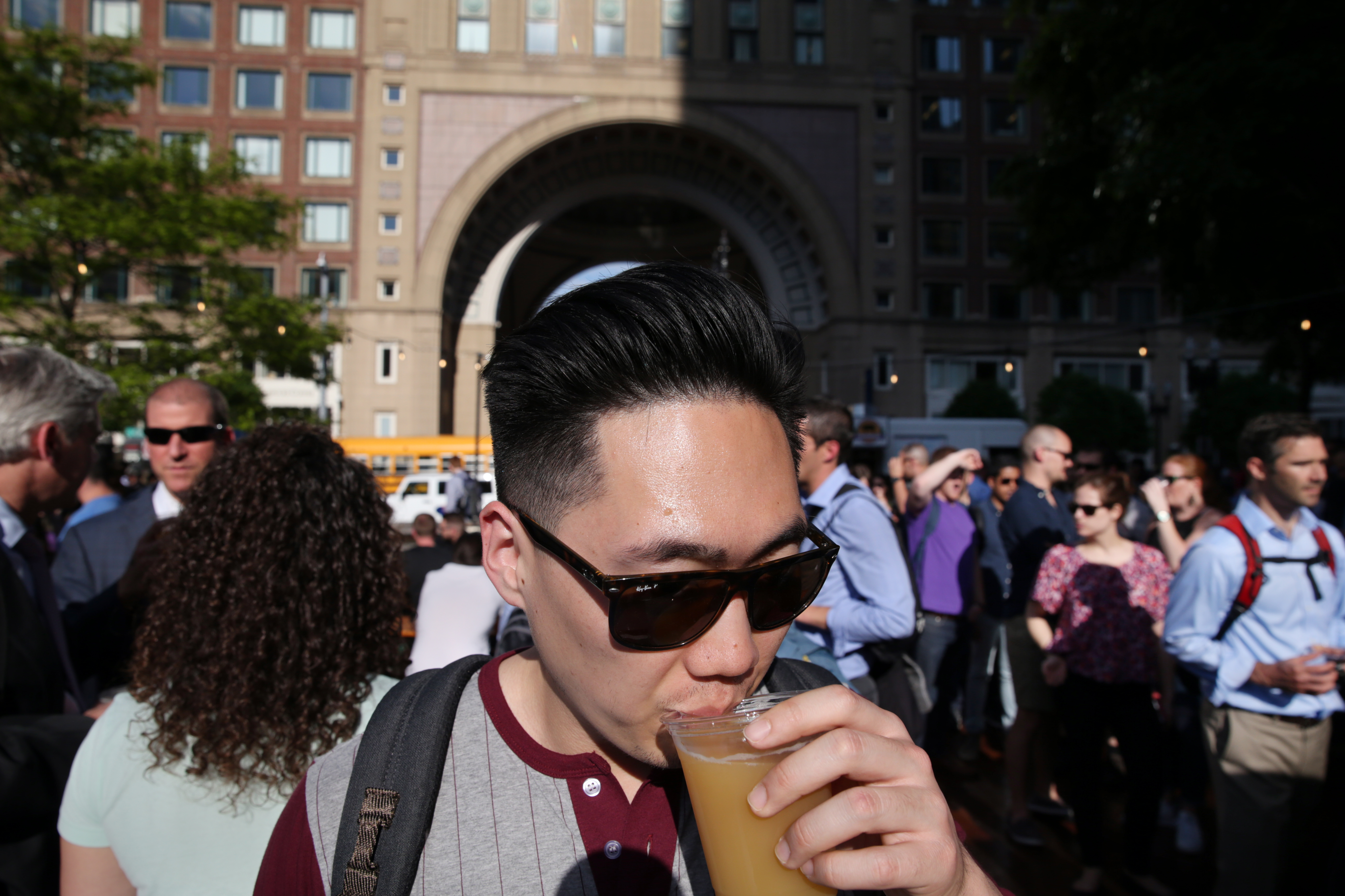 Trillium Garden on the Greenway in Boston.