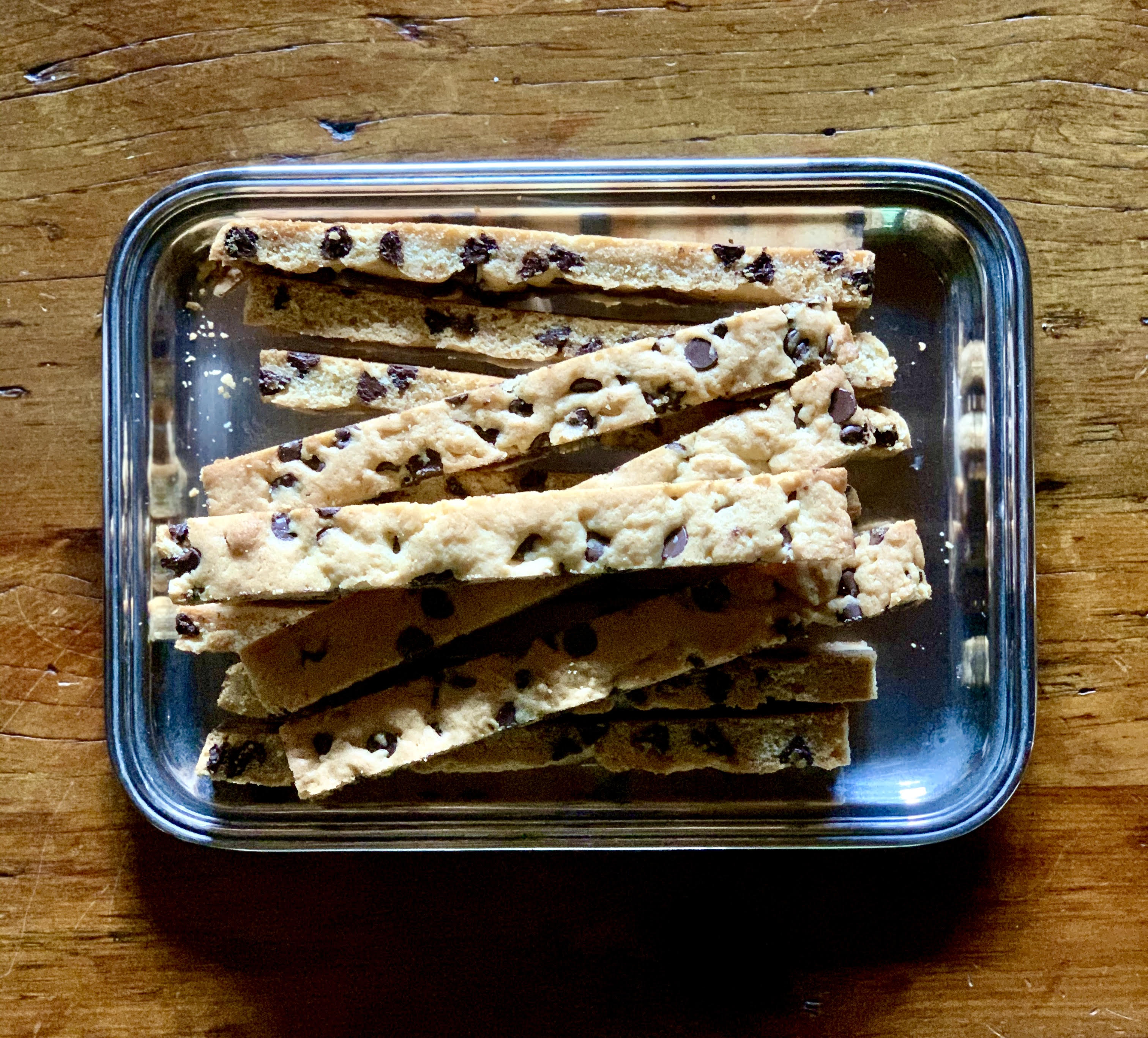 Bittersweet Chocolate Chip Mandelbrot