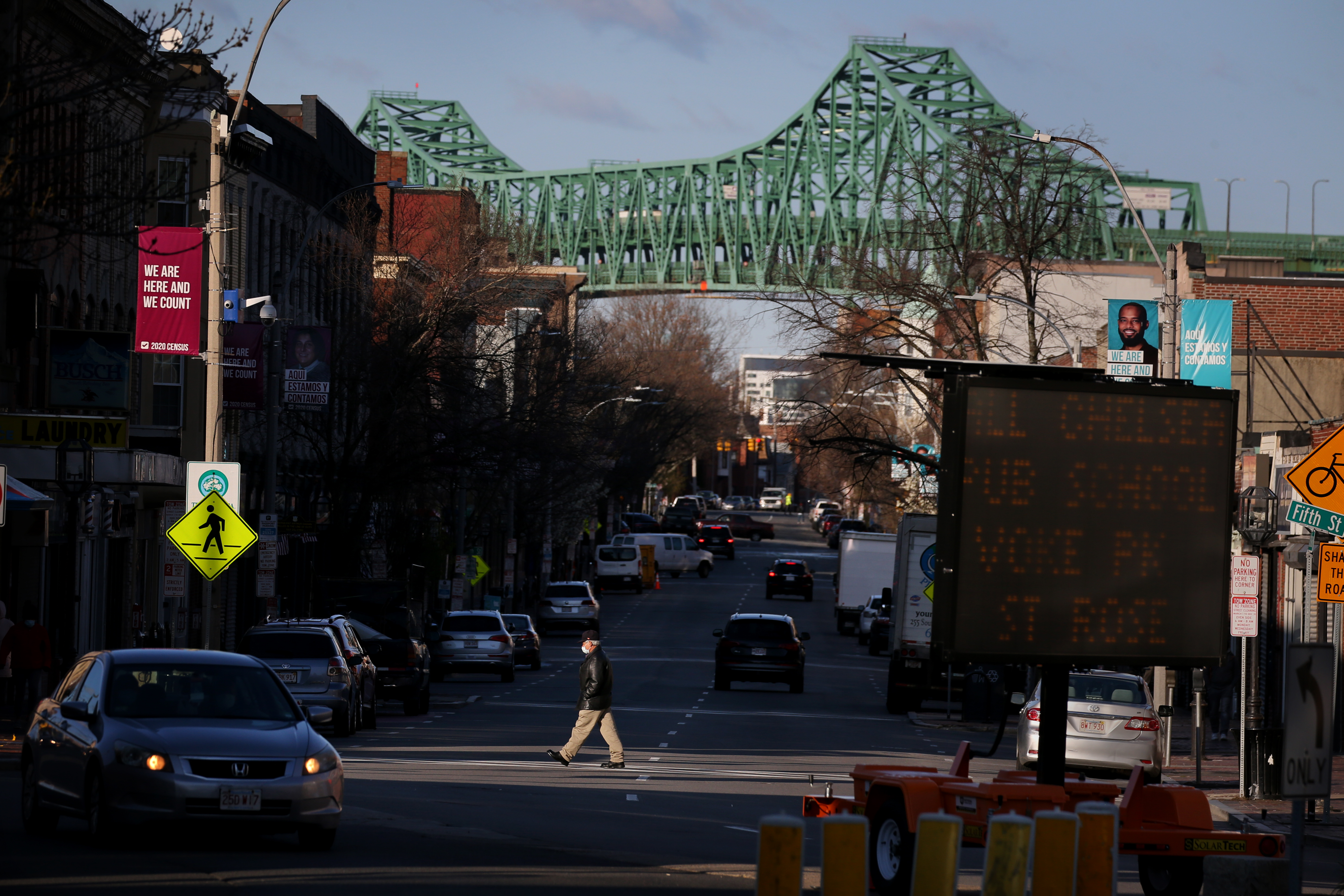 The Tobin Bridge, which slices through Chelsea, carried thousands of pollution-emitting vehicles daily.