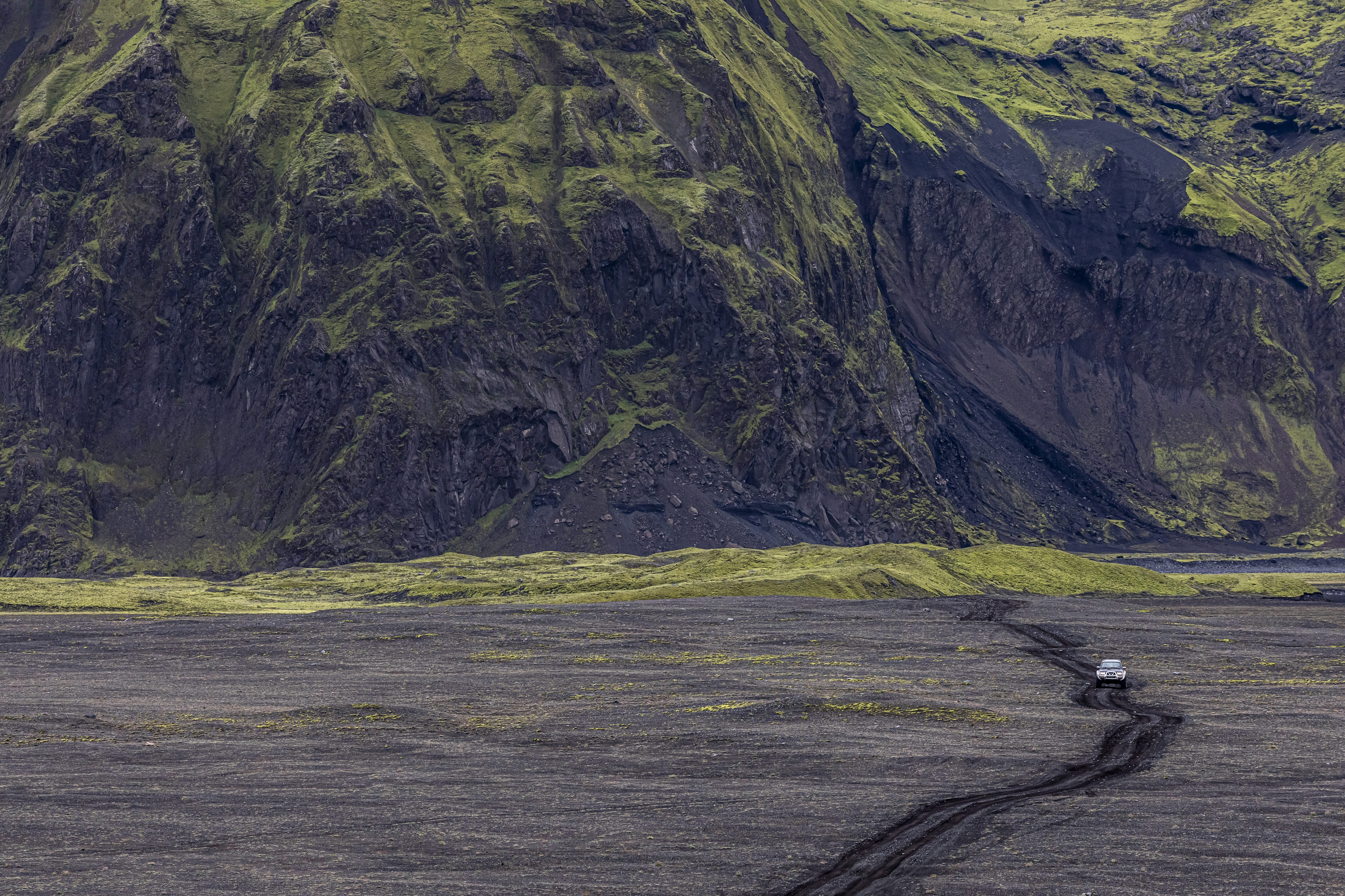 On the road to Iceland's Katla Volcano and Mýrdalsjökull Glacier — and to a greener future.