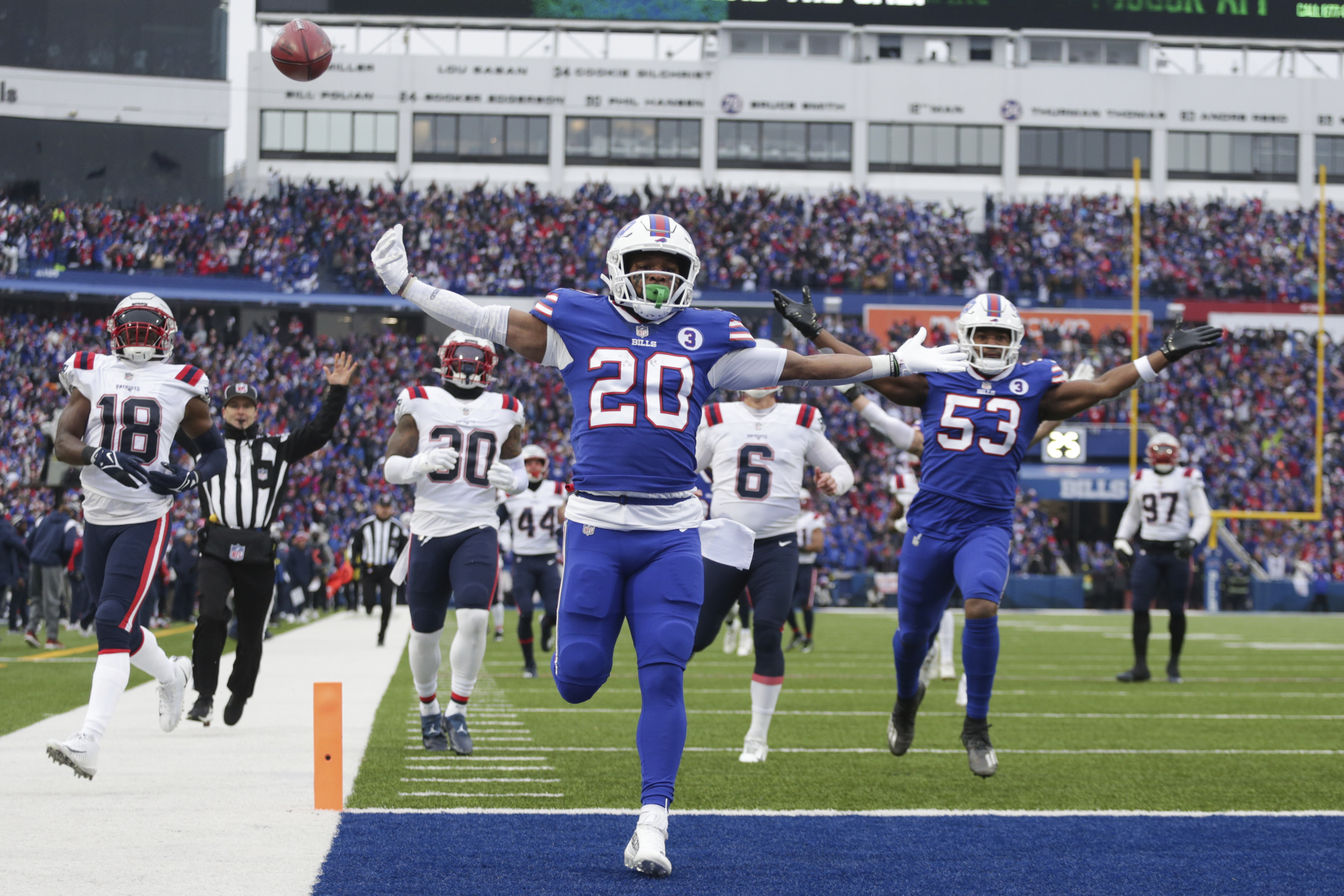 Kickoff return touchdowns boost Bills to win over Patriots