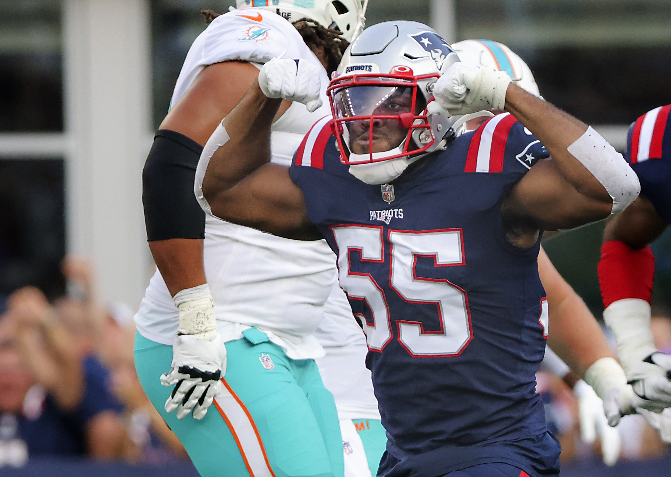 Josh Uche on Patriots Postgame Show 11/6