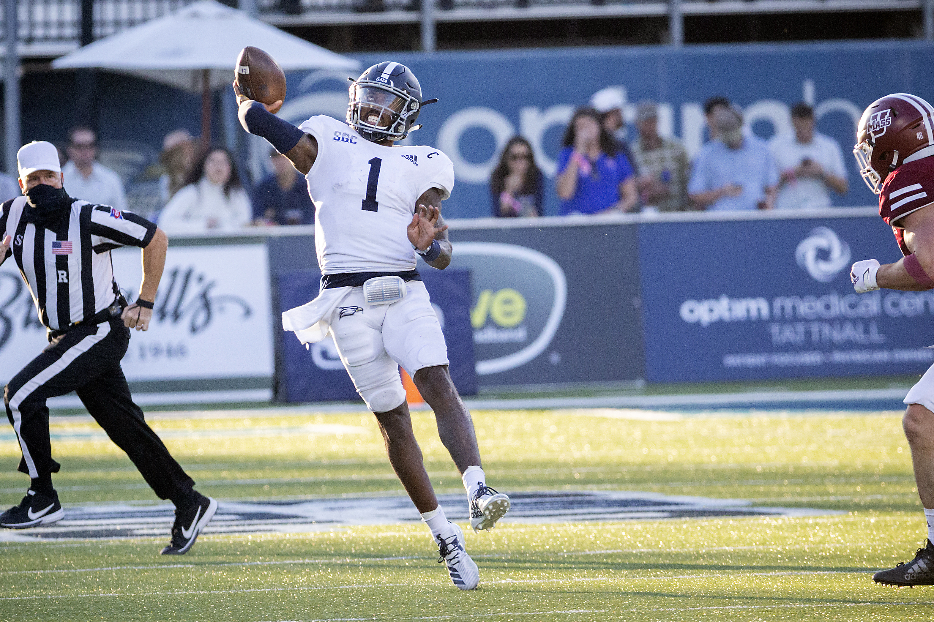 Shai Werts accounts for four TDs, Georgia Southern beats UMass 41