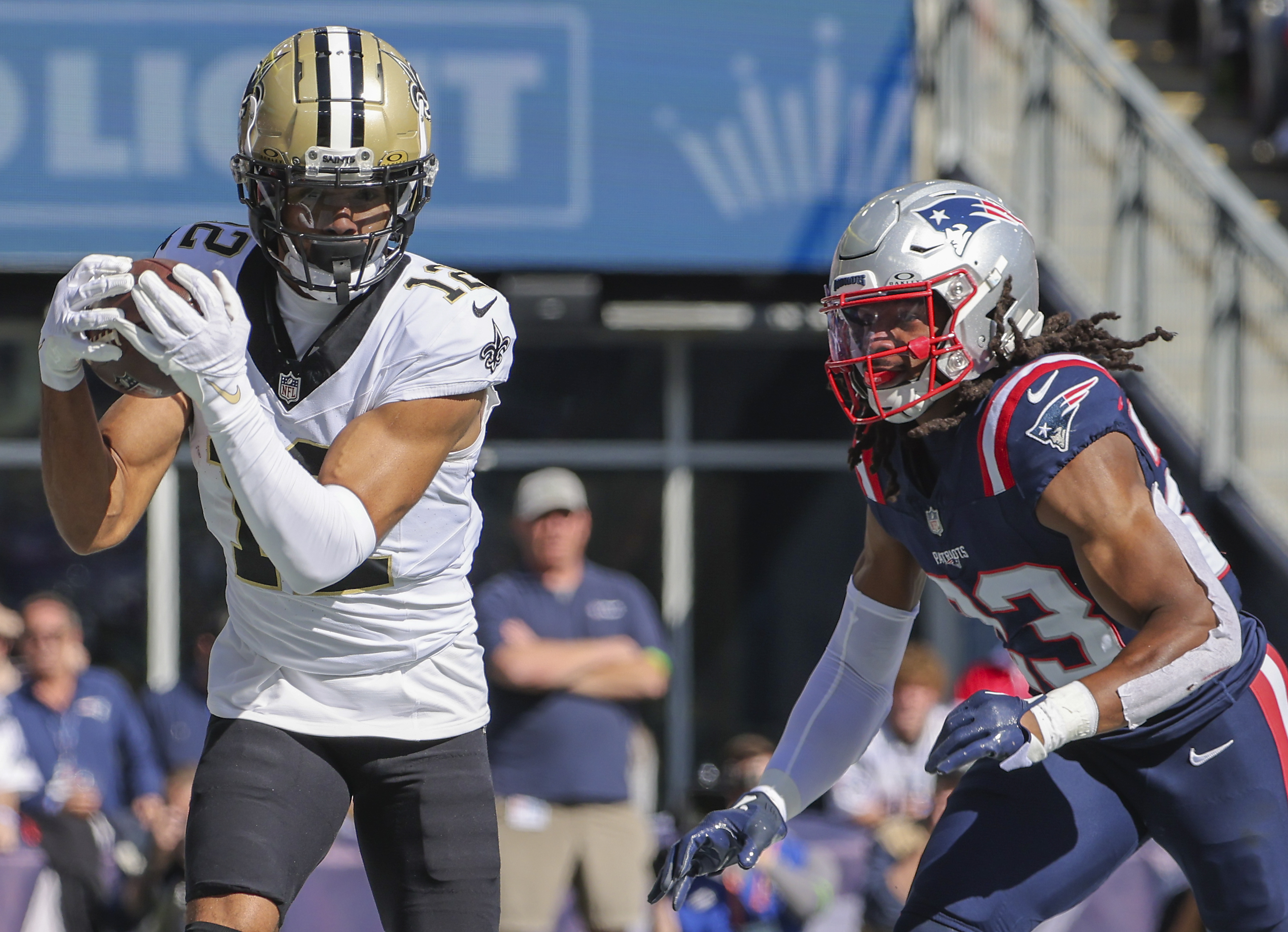 Sports Events 365  New England Patriots vs New Orleans Saints, Gillette  Stadium - 08 Oct 2023