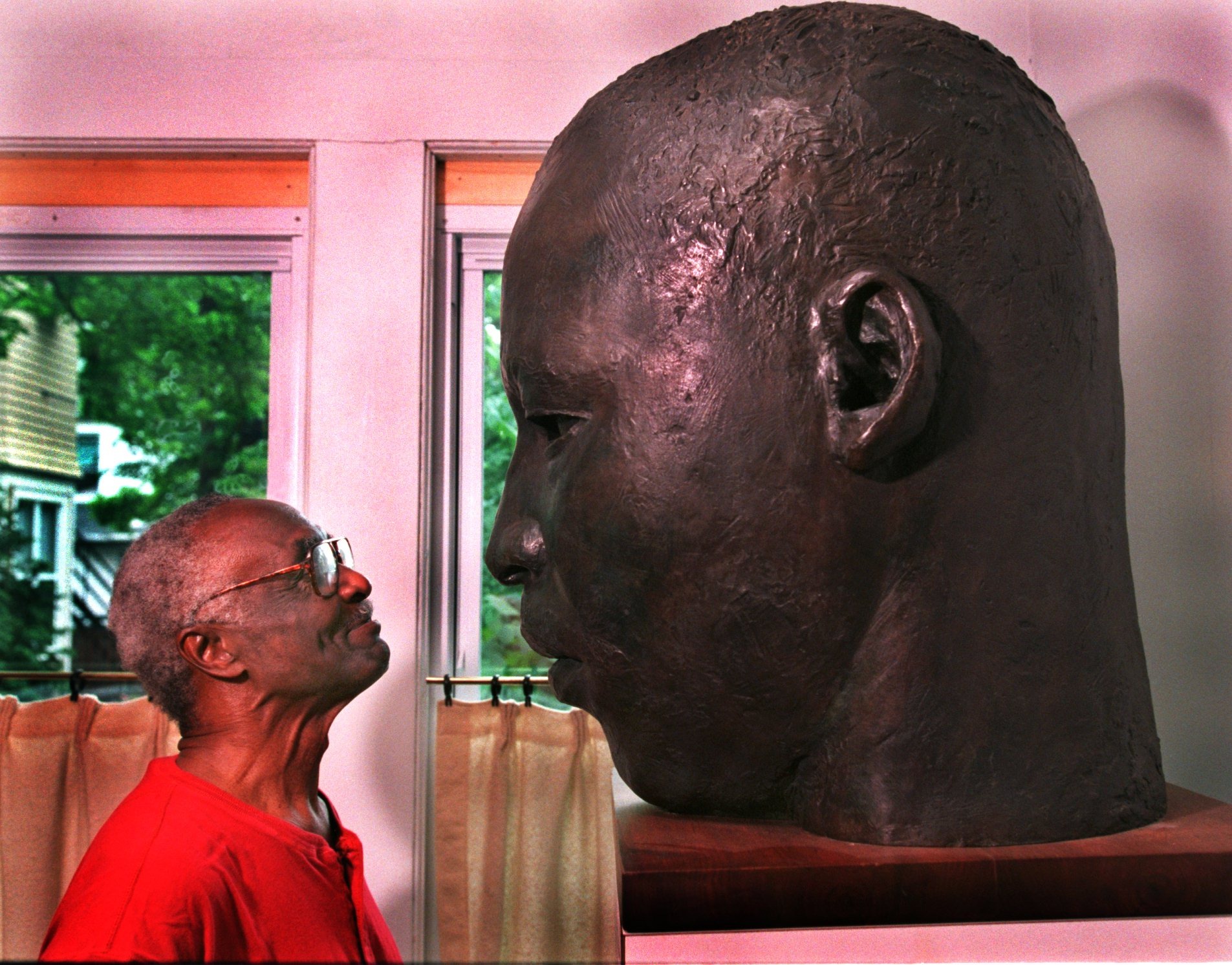 A 3-foot-tall bronze bust of the Rev. Martin Luther King Jr., now in Washington, D.C., is surely the most viewed creation of John Wilson.