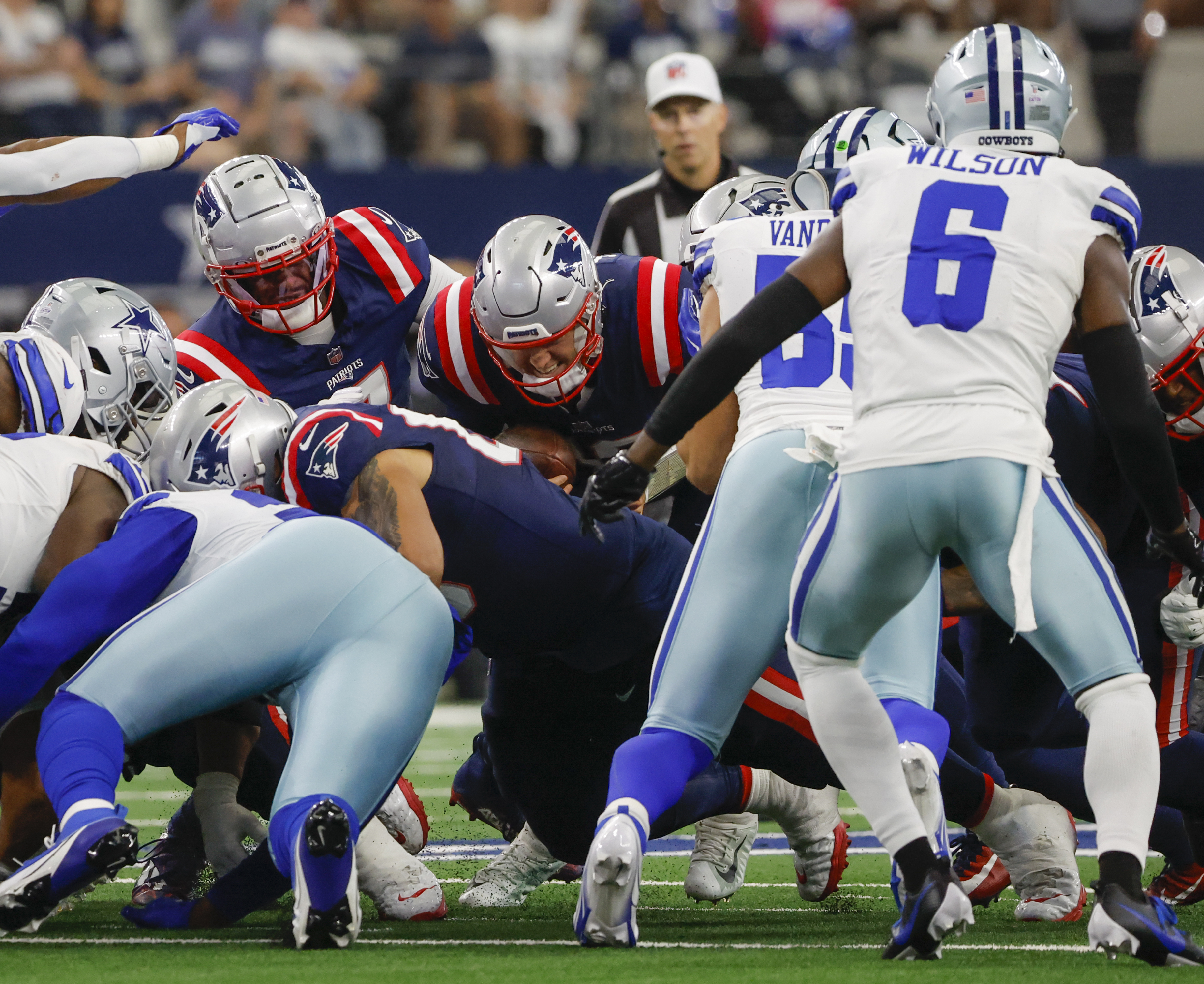 Cowboys score twice on defense in 38-3 blowout of Patriots, Belichick's  worst loss – KVEO-TV