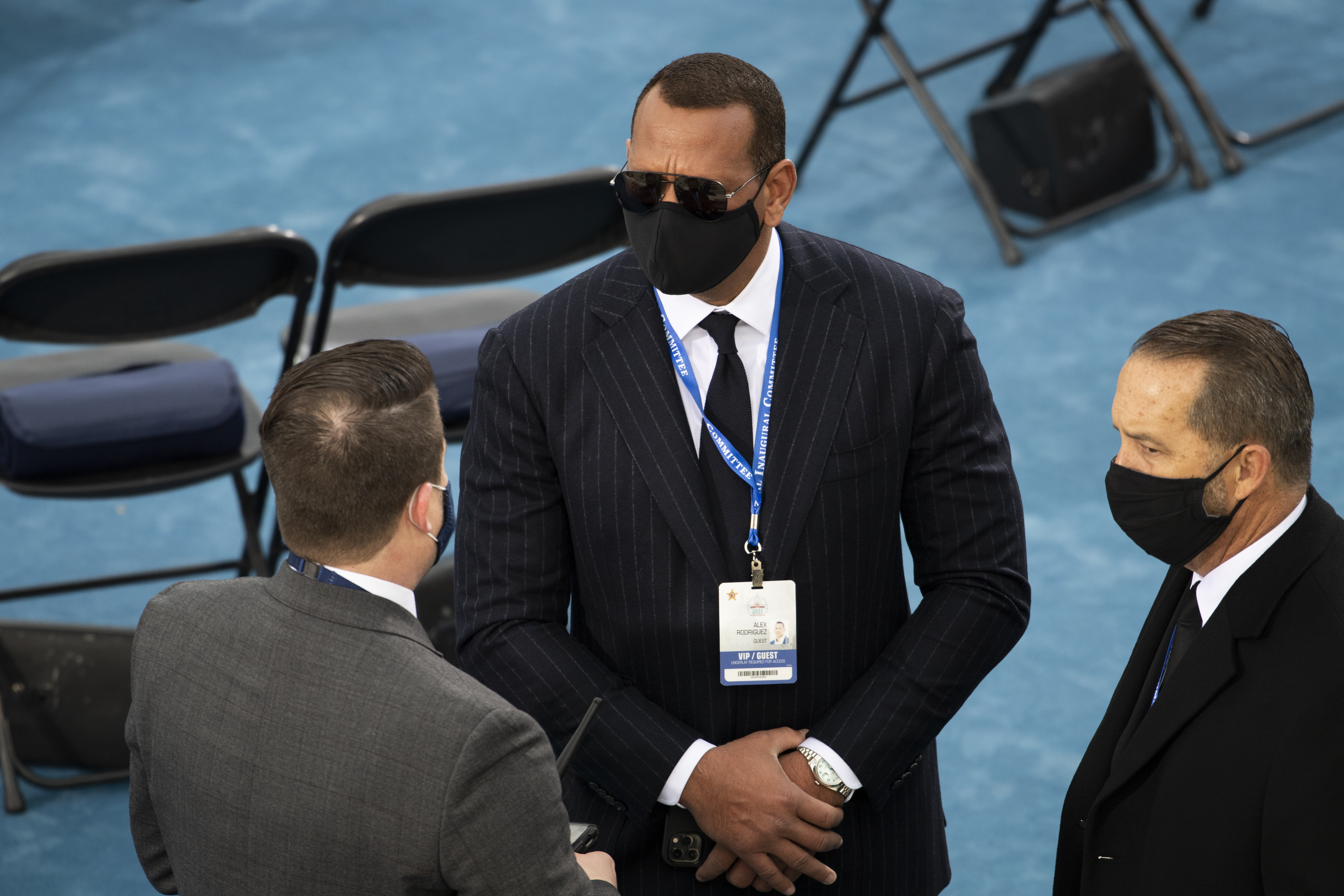 Former MLB player Alex Rodriguez.