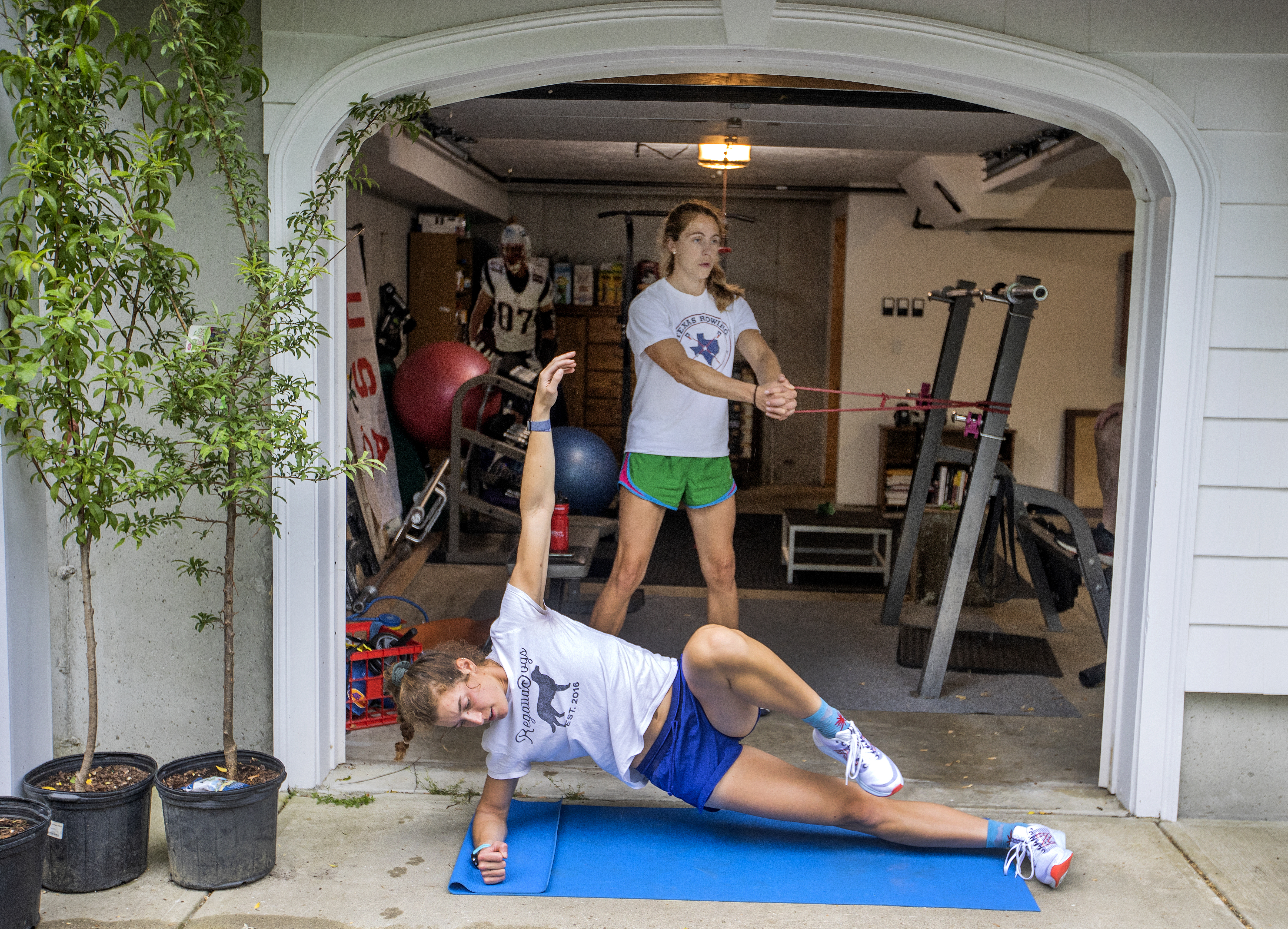 Stone (standing) and Wagner expect to be in peak form for Tokyo.