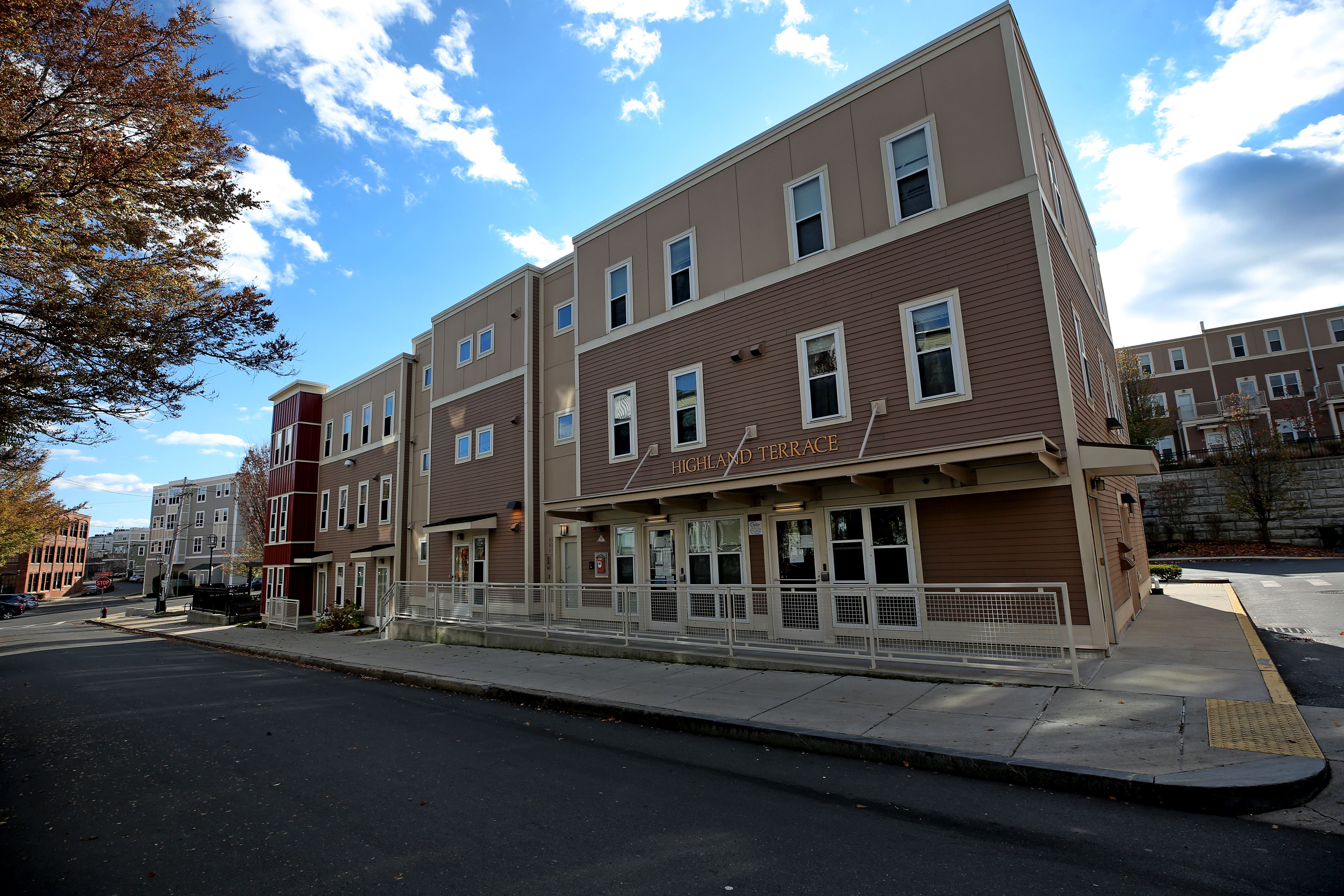 Highland Terrace on Gerrish Ave., an affordable housing development in Chelsea.