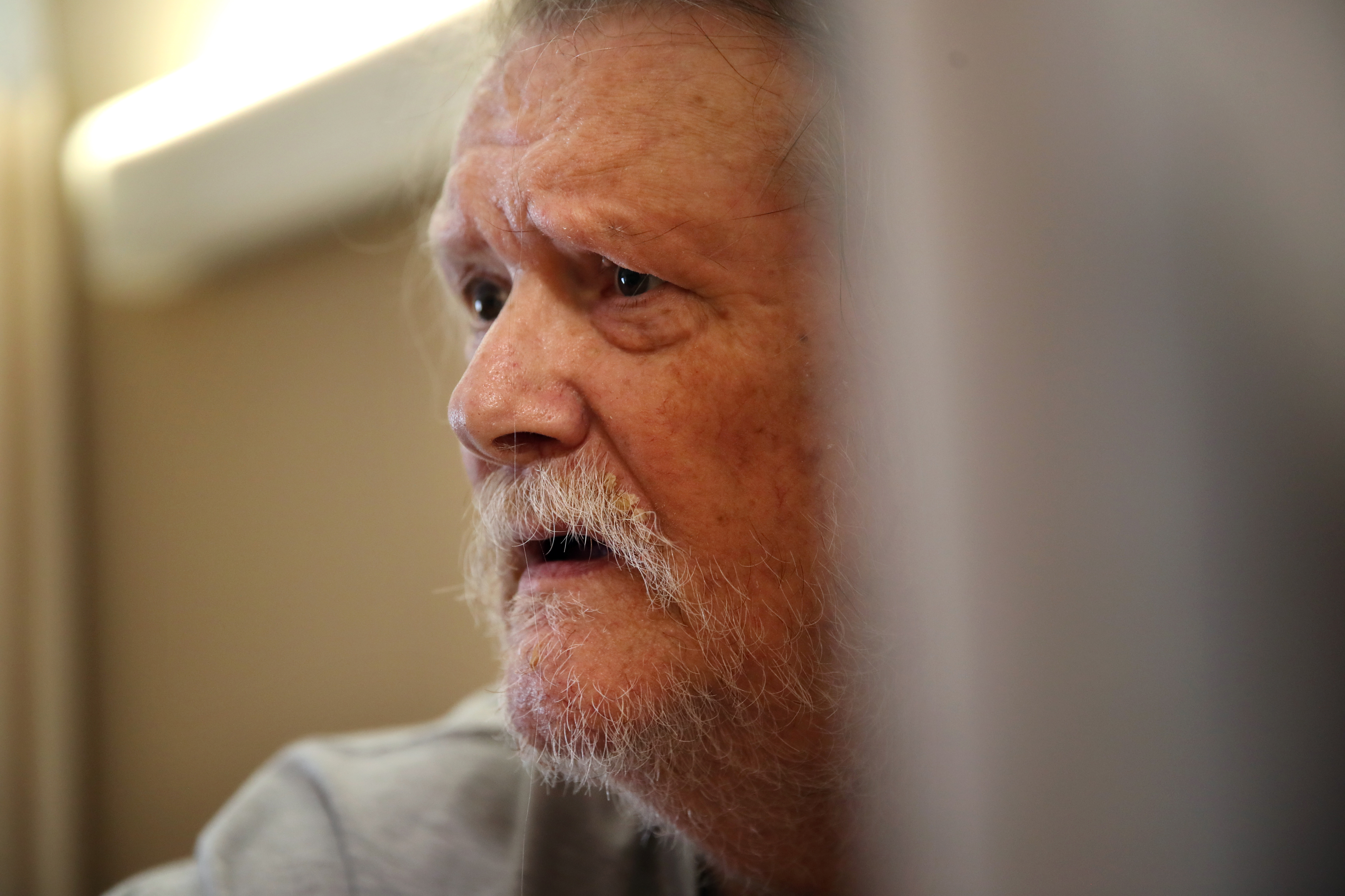 Lowell Gottsman in his room at the Willimansett Center West in Chicopee. His wife, who had cancer, did not get her wish to die at home. She died without him in a hospital.