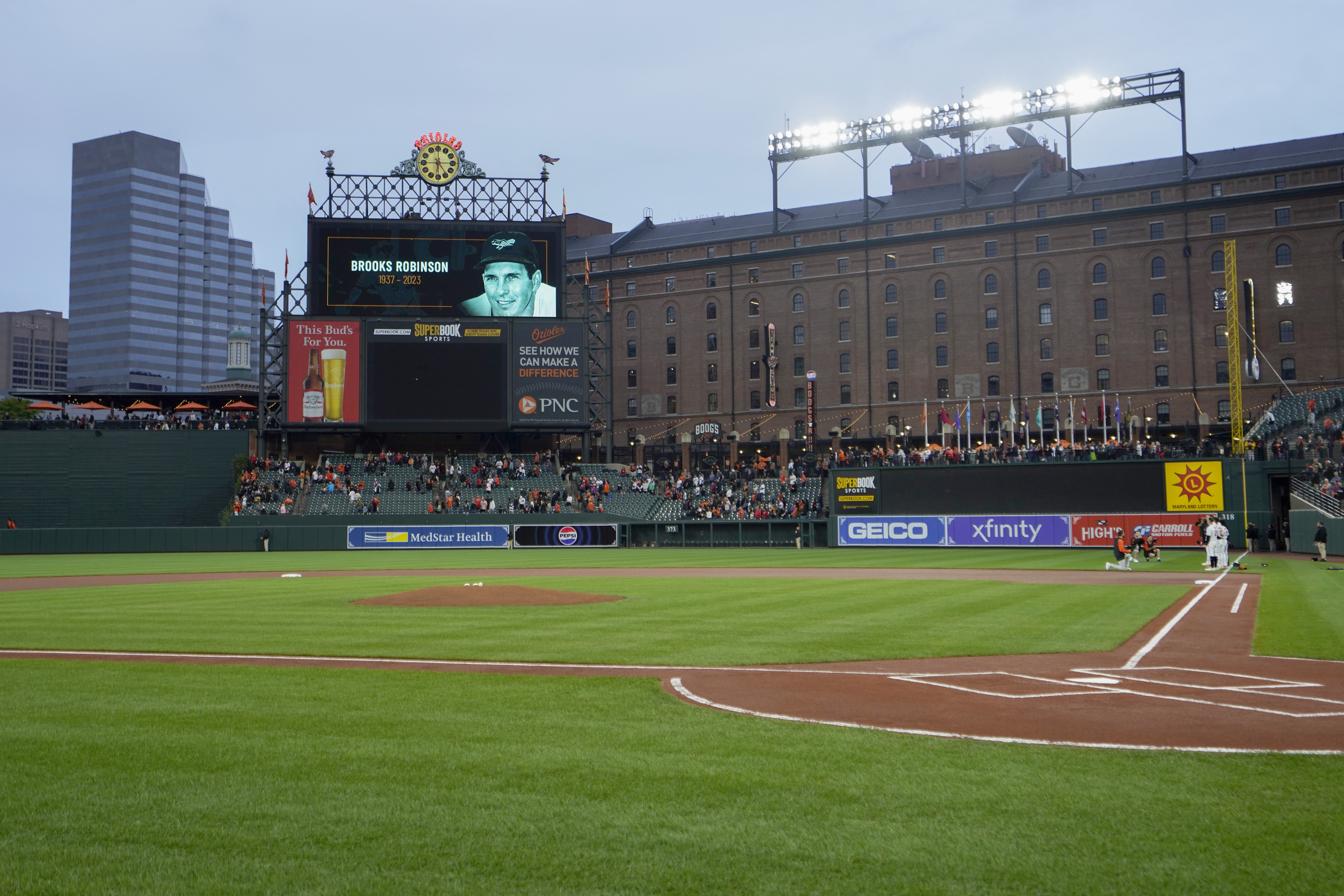 Baltimore Orioles Camden Yards Ballpark Outline