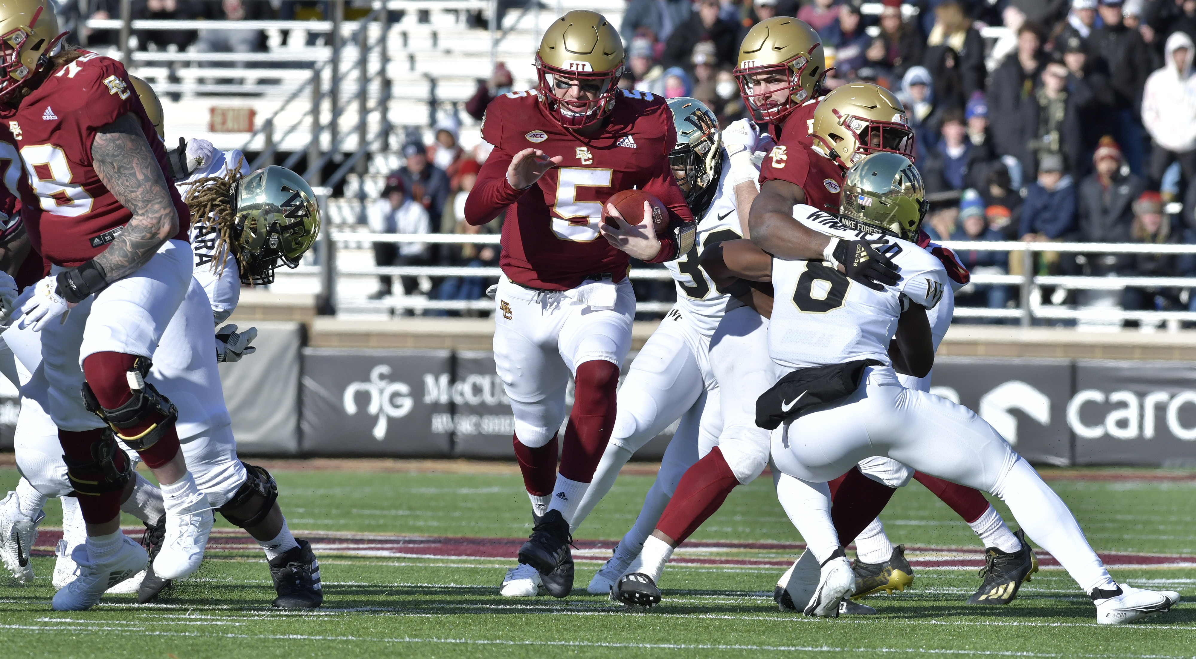 How Boston College utilized explosive plays to almost upset