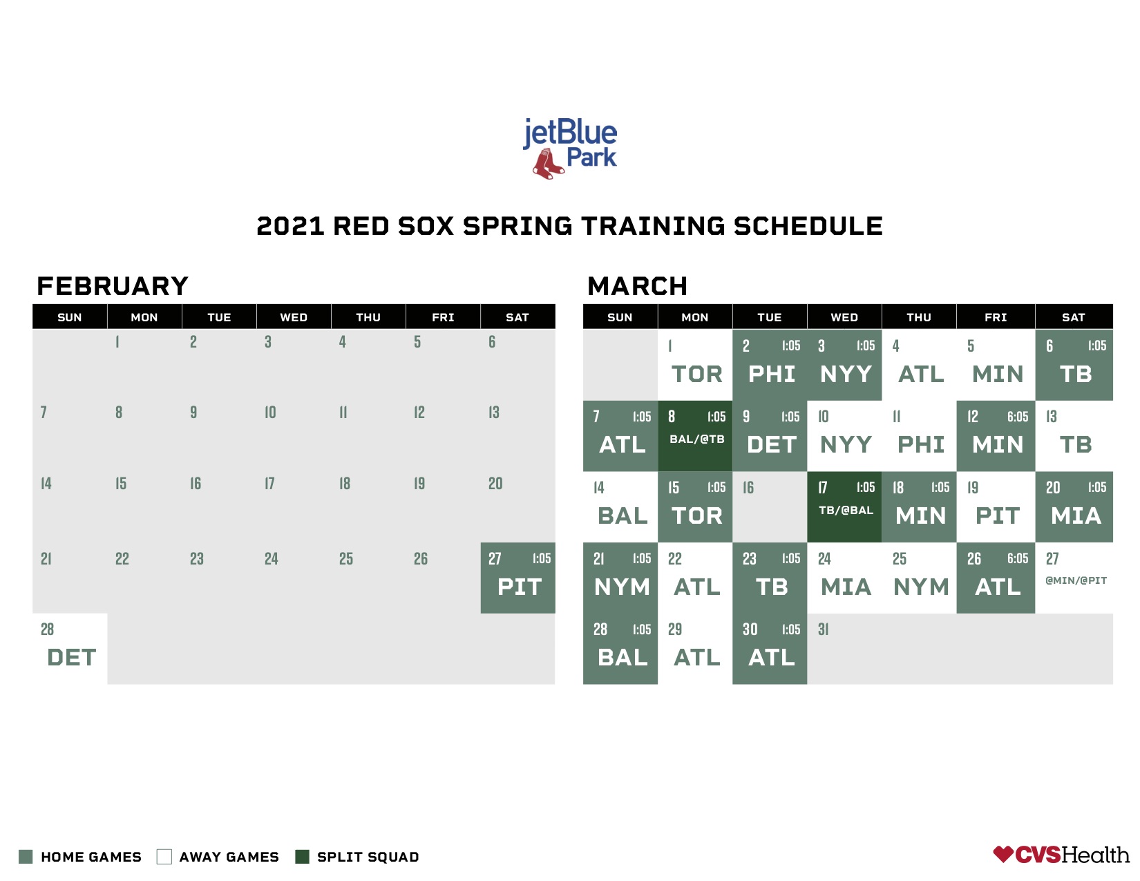 Red Sox announce that a restricted spring training will begin Feb. 17
