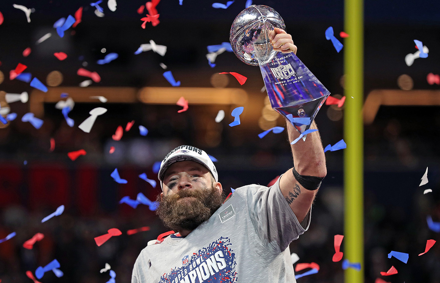 Julian Edelman was a key part of three Super Bowl-winning teams.