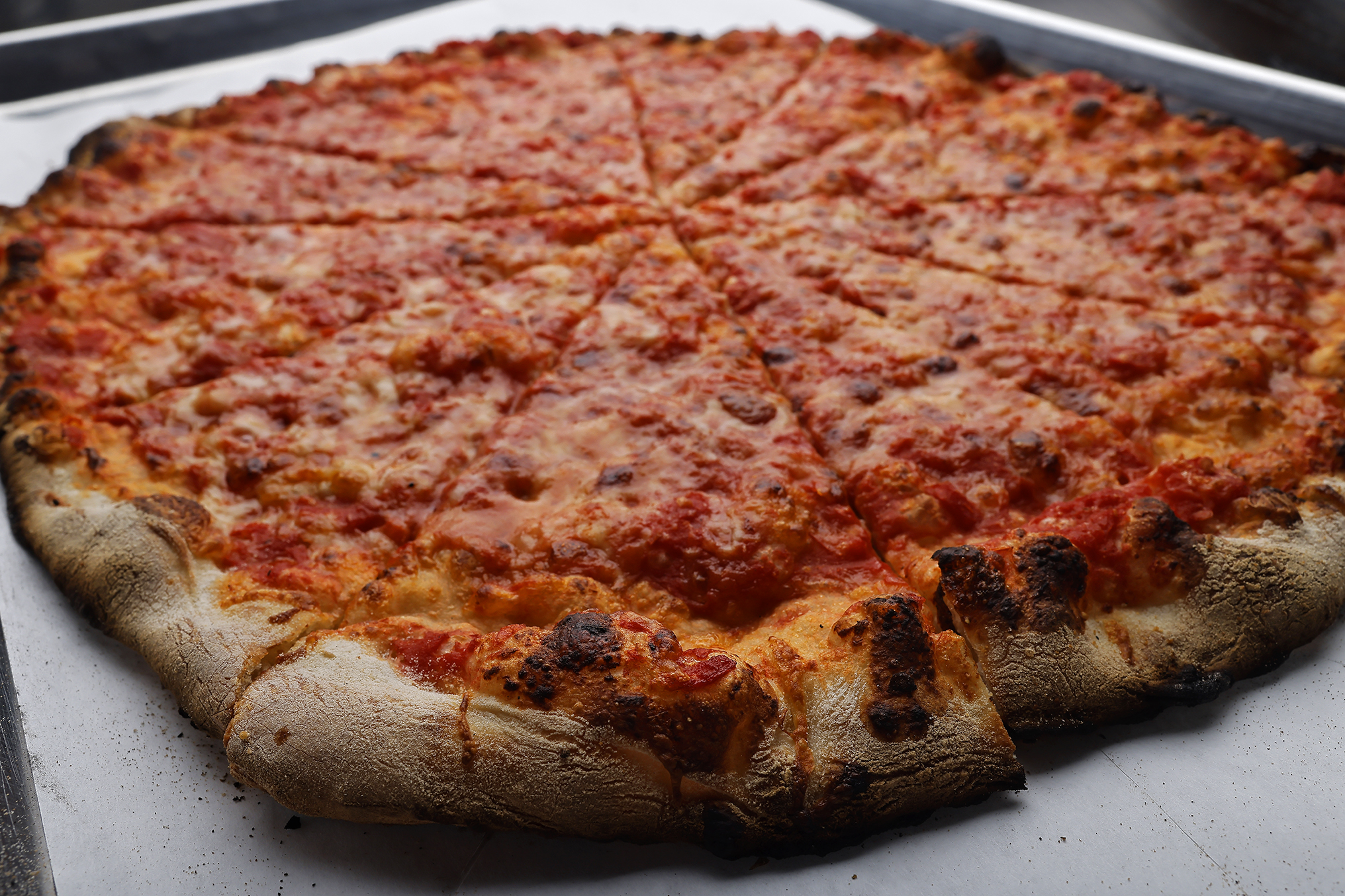 Sally's Apizza in Woburn is the toughest seat in town